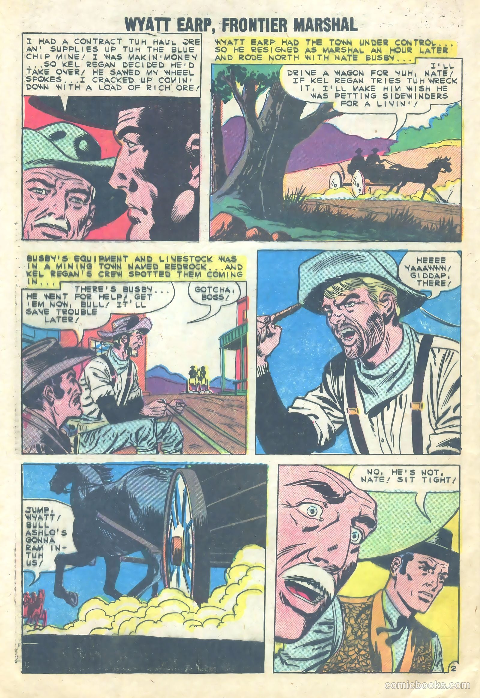 Wyatt Earp, Frontier Marshal #28 (1960) — page 28 of 36