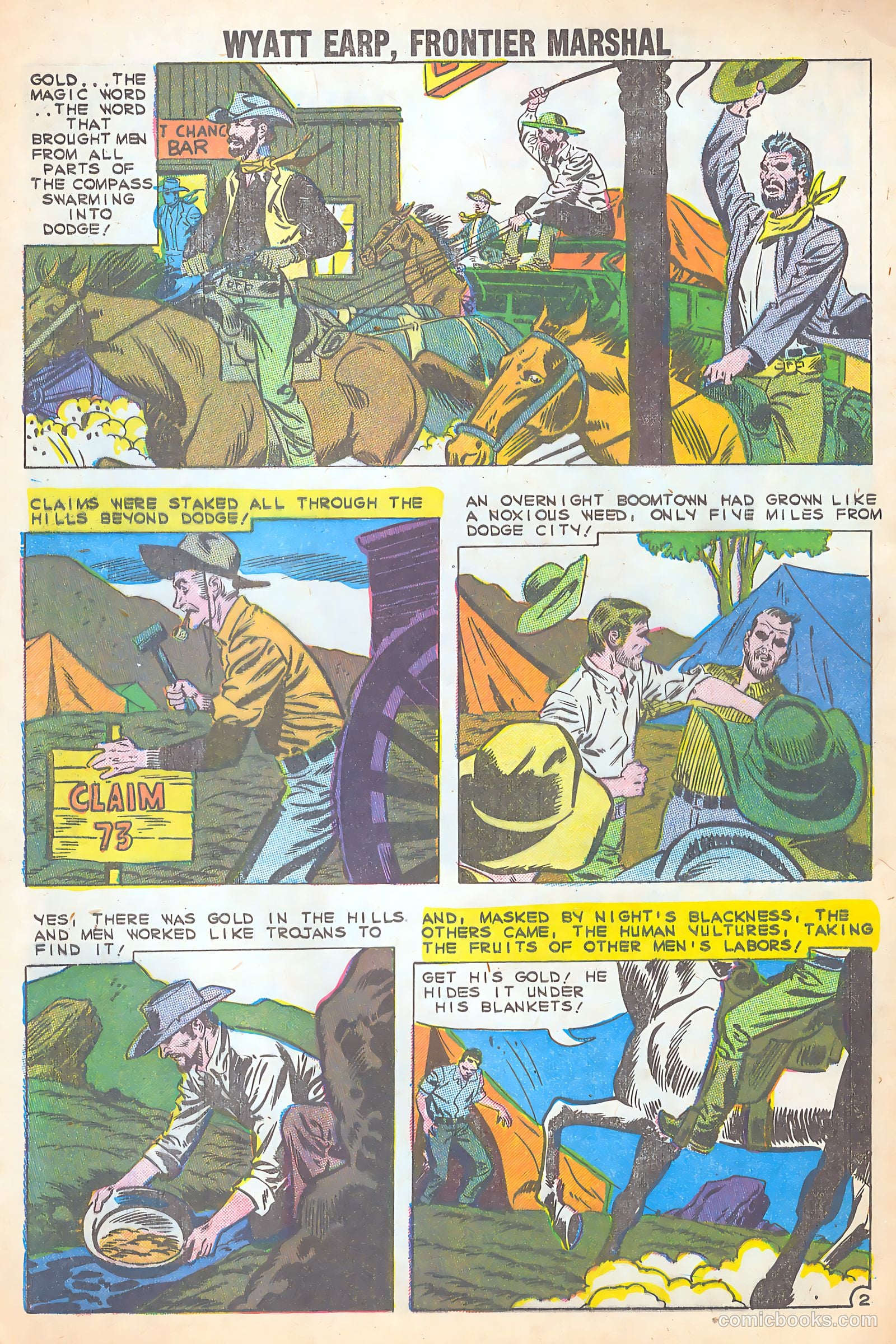 Wyatt Earp, Frontier Marshal #29 (1960) — page 4 of 37