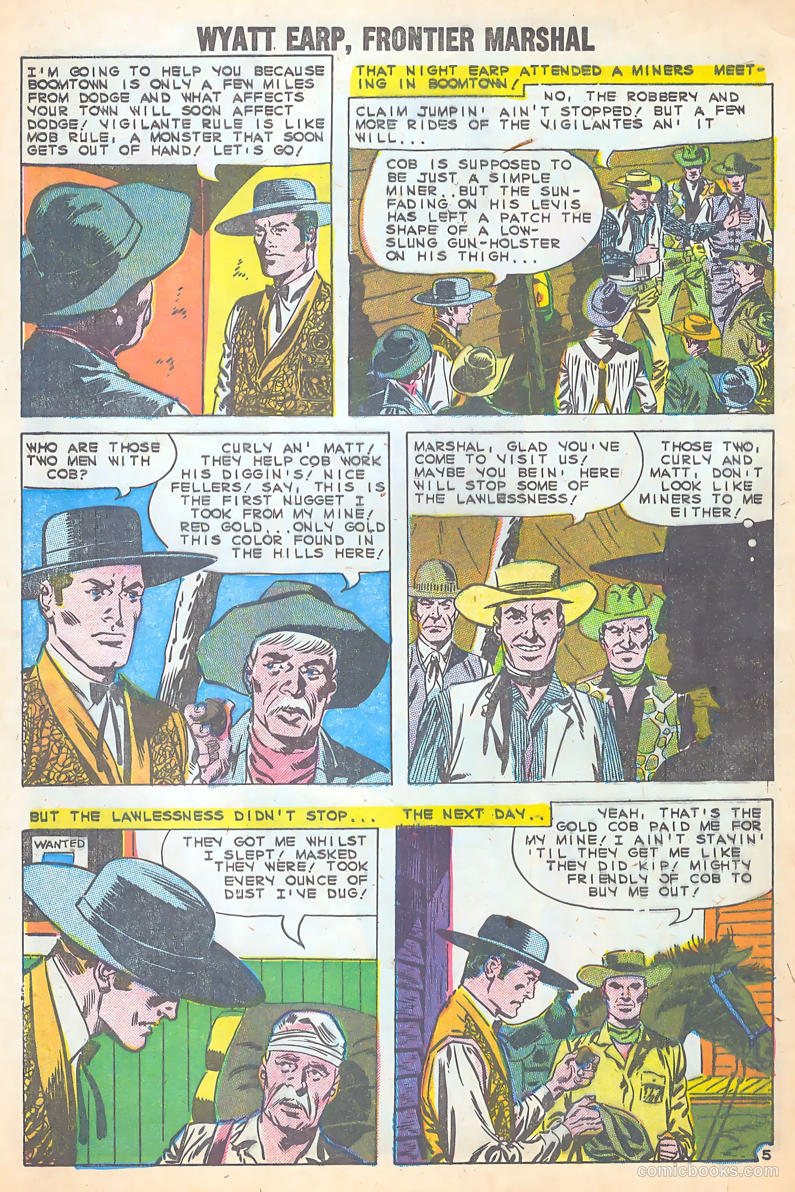 Wyatt Earp, Frontier Marshal #29 (1960) — page 8 of 37