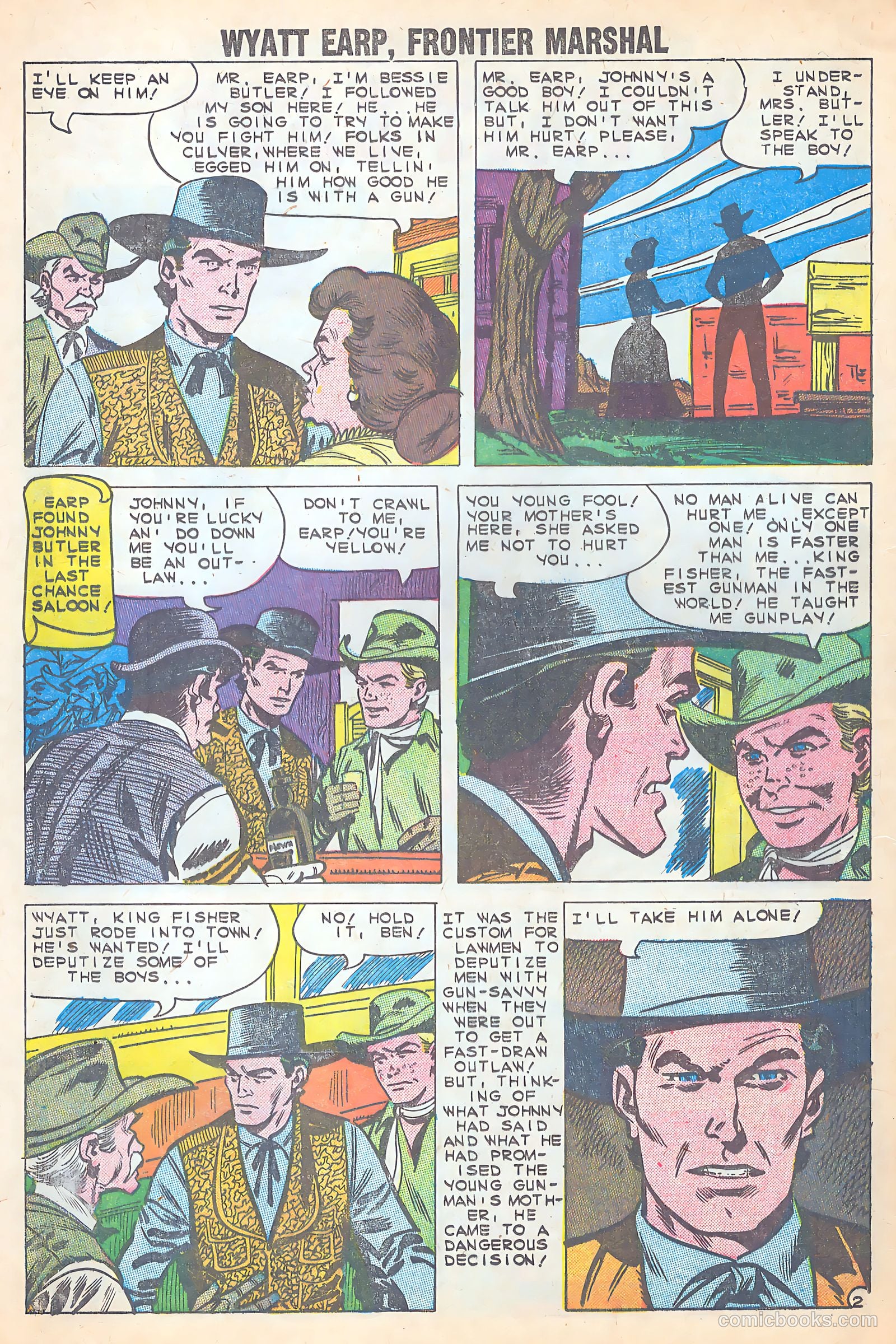 Wyatt Earp, Frontier Marshal #29 (1960) — page 12 of 37