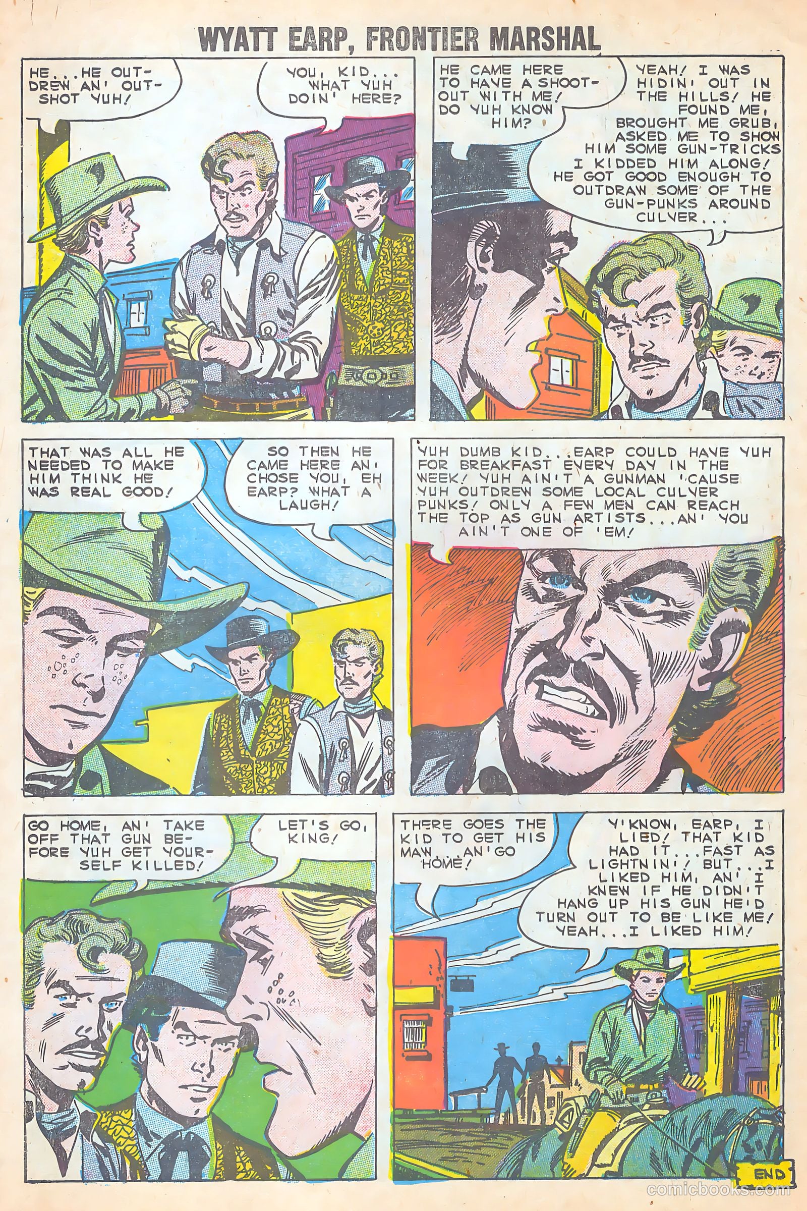 Wyatt Earp, Frontier Marshal #29 (1960) — page 14 of 37