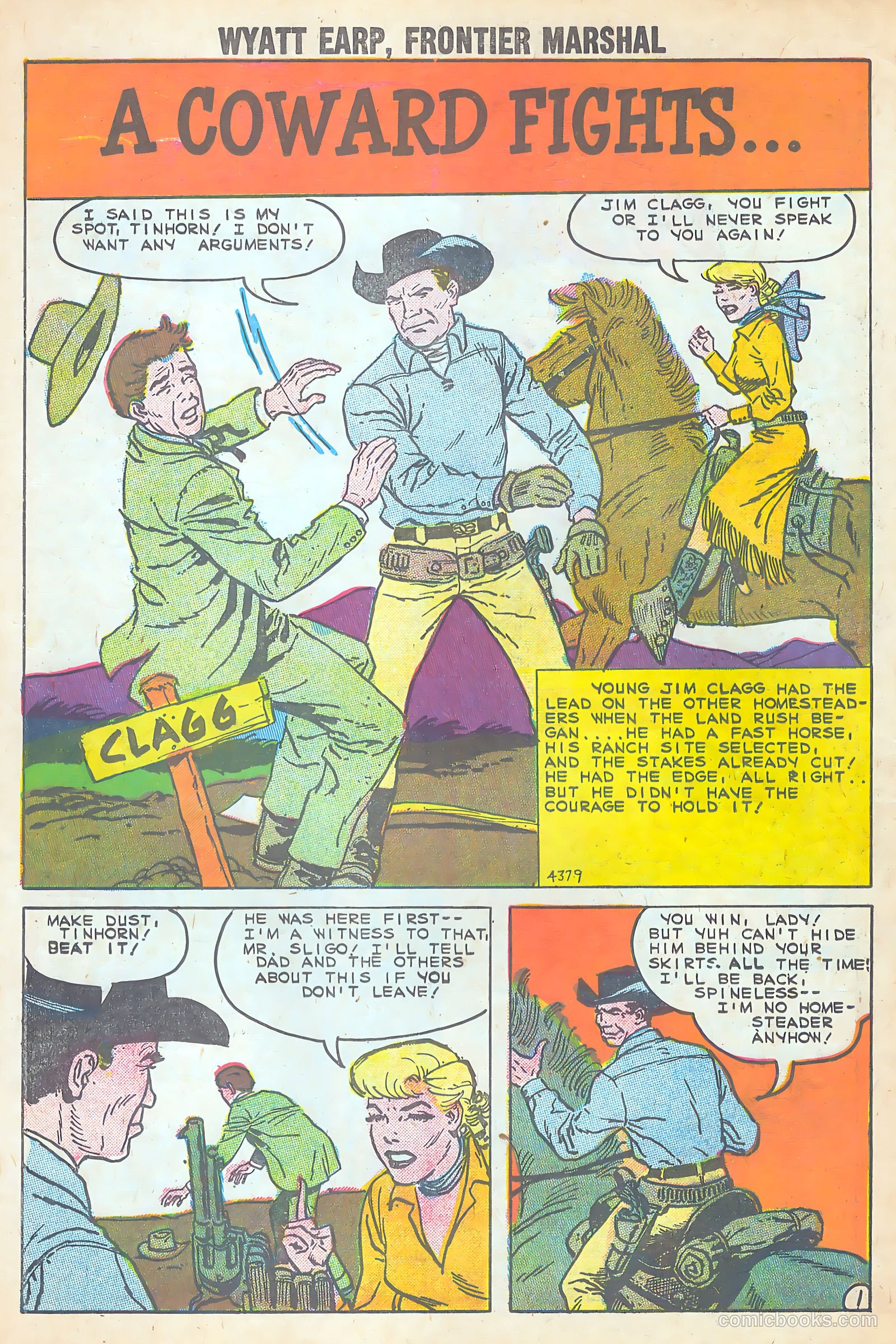 Wyatt Earp, Frontier Marshal #29 (1960) — page 18 of 37
