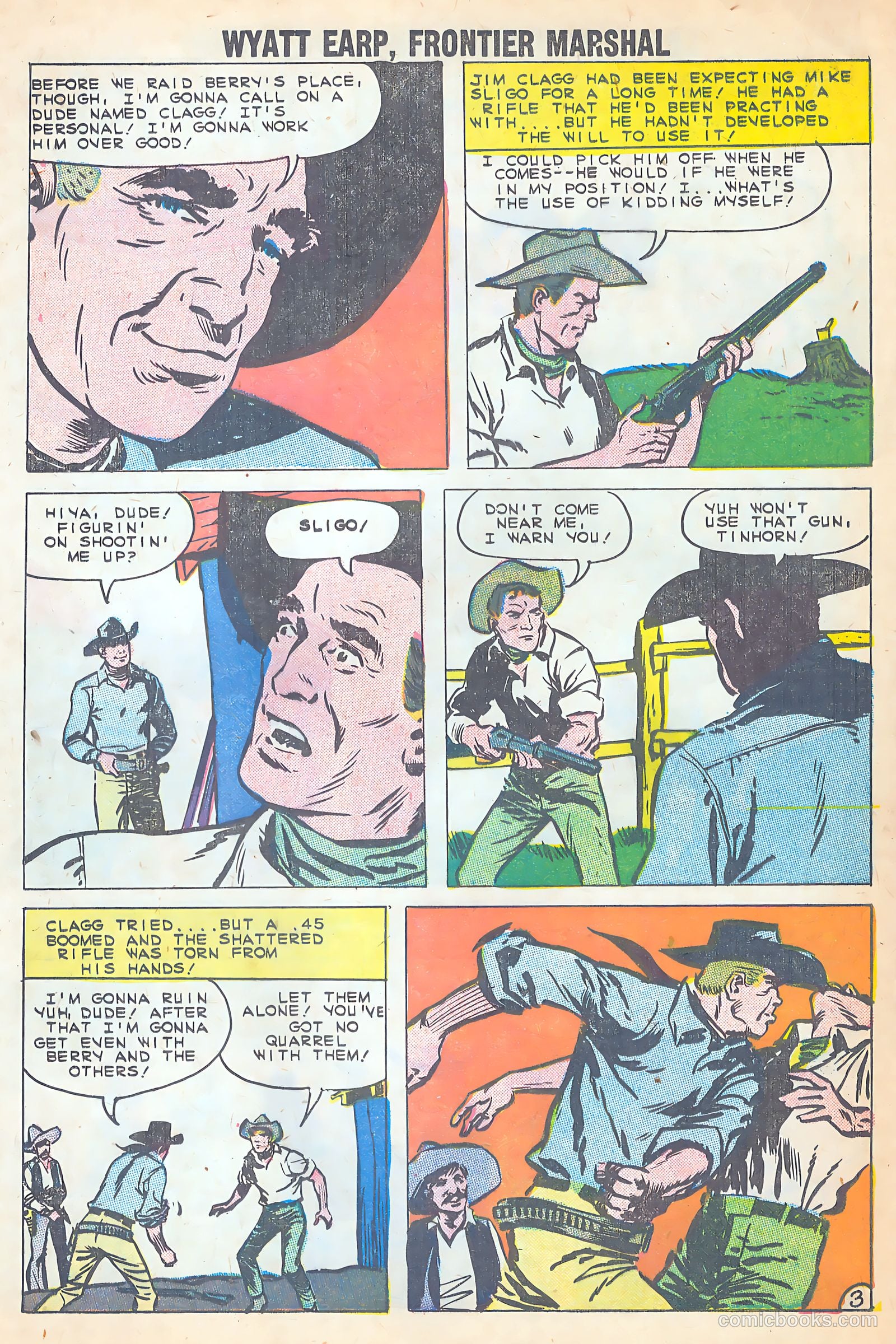 Wyatt Earp, Frontier Marshal #29 (1960) — page 20 of 37