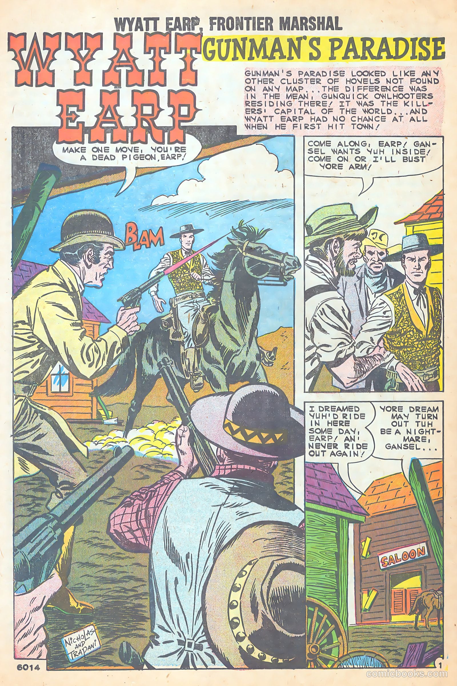 Wyatt Earp, Frontier Marshal #29 (1960) — page 26 of 37