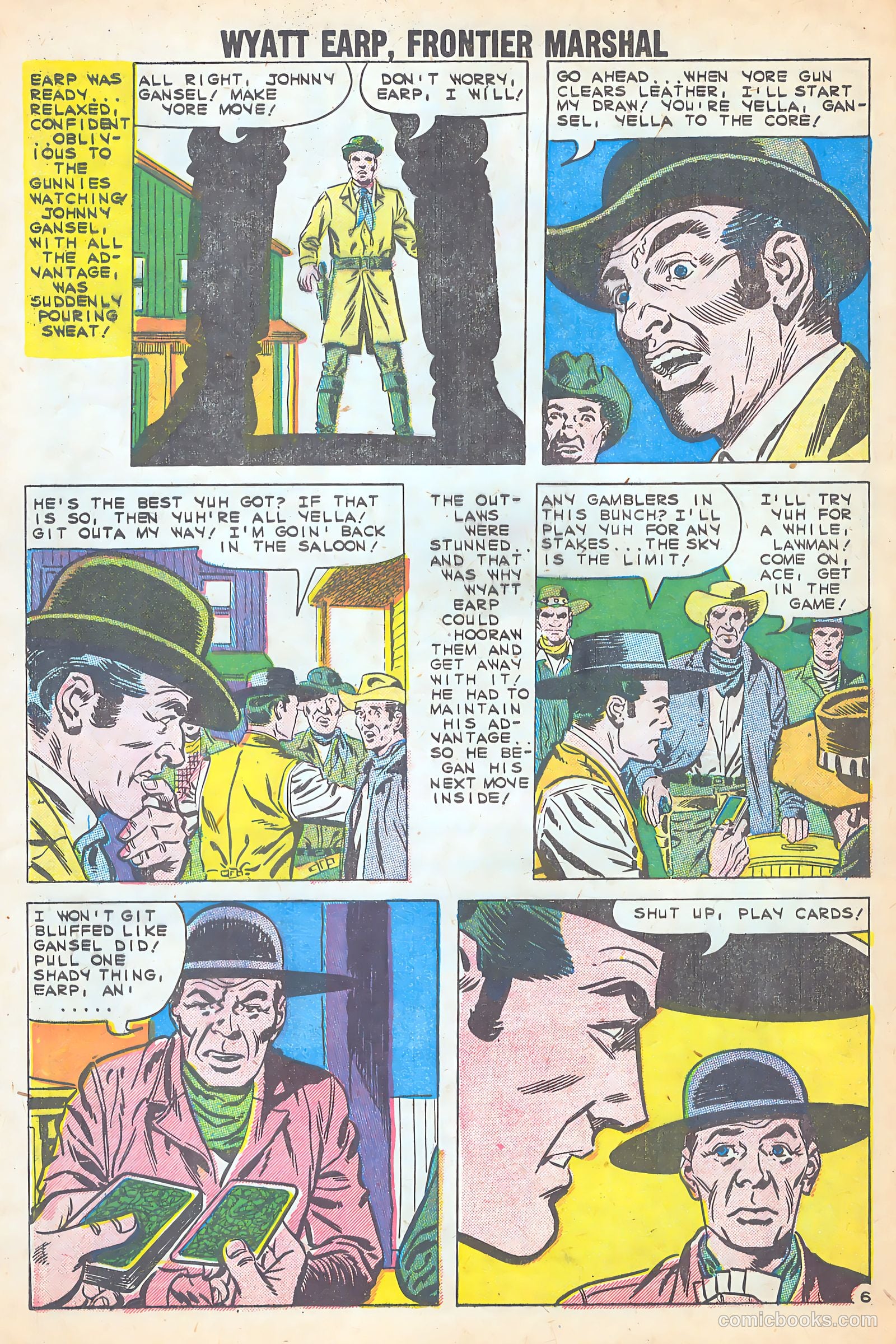 Wyatt Earp, Frontier Marshal #29 (1960) — page 32 of 37