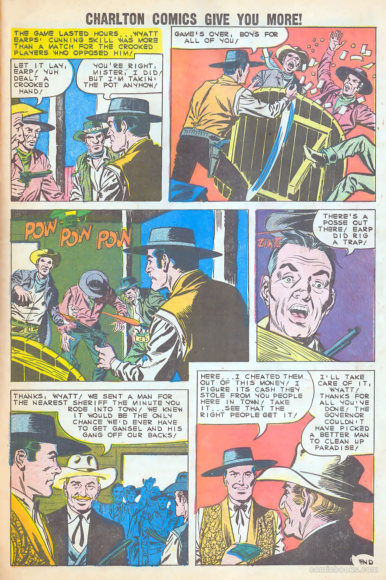 Wyatt Earp, Frontier Marshal #29 (1960) — page 33 of 37