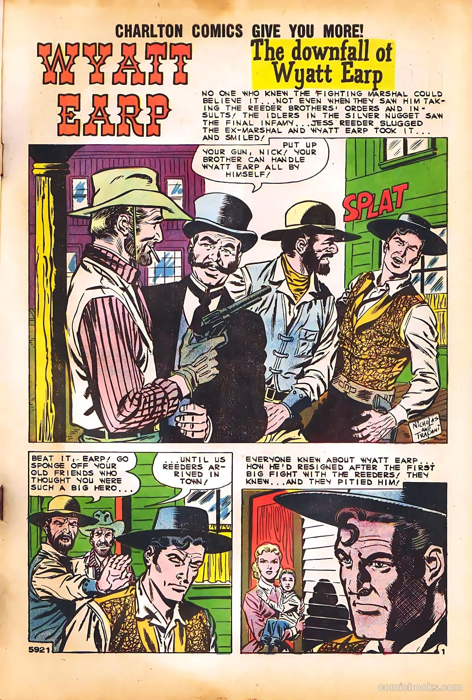Wyatt Earp, Frontier Marshal #30 (1960) — page 3 of 36