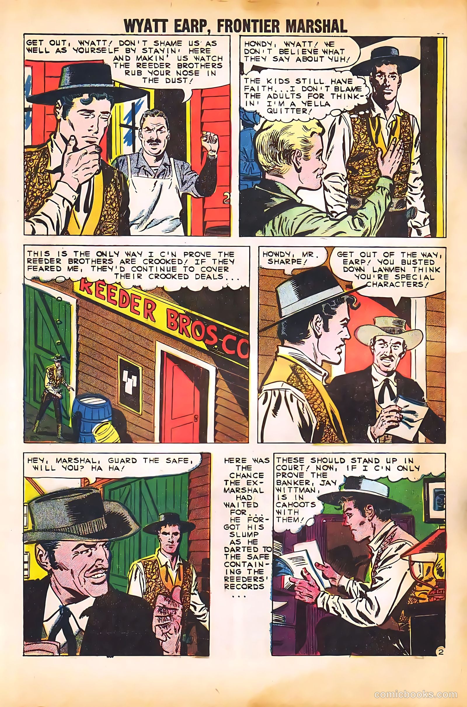 Wyatt Earp, Frontier Marshal #30 (1960) — page 4 of 36