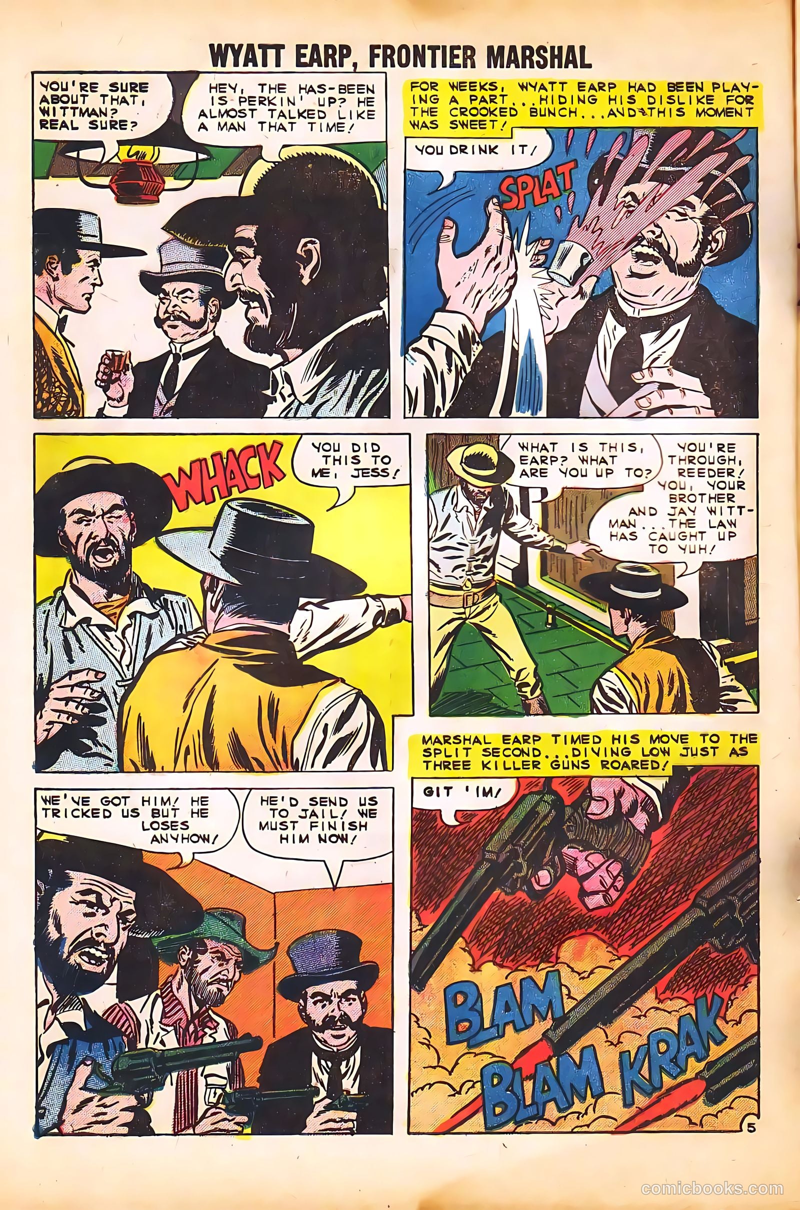 Wyatt Earp, Frontier Marshal #30 (1960) — page 8 of 36