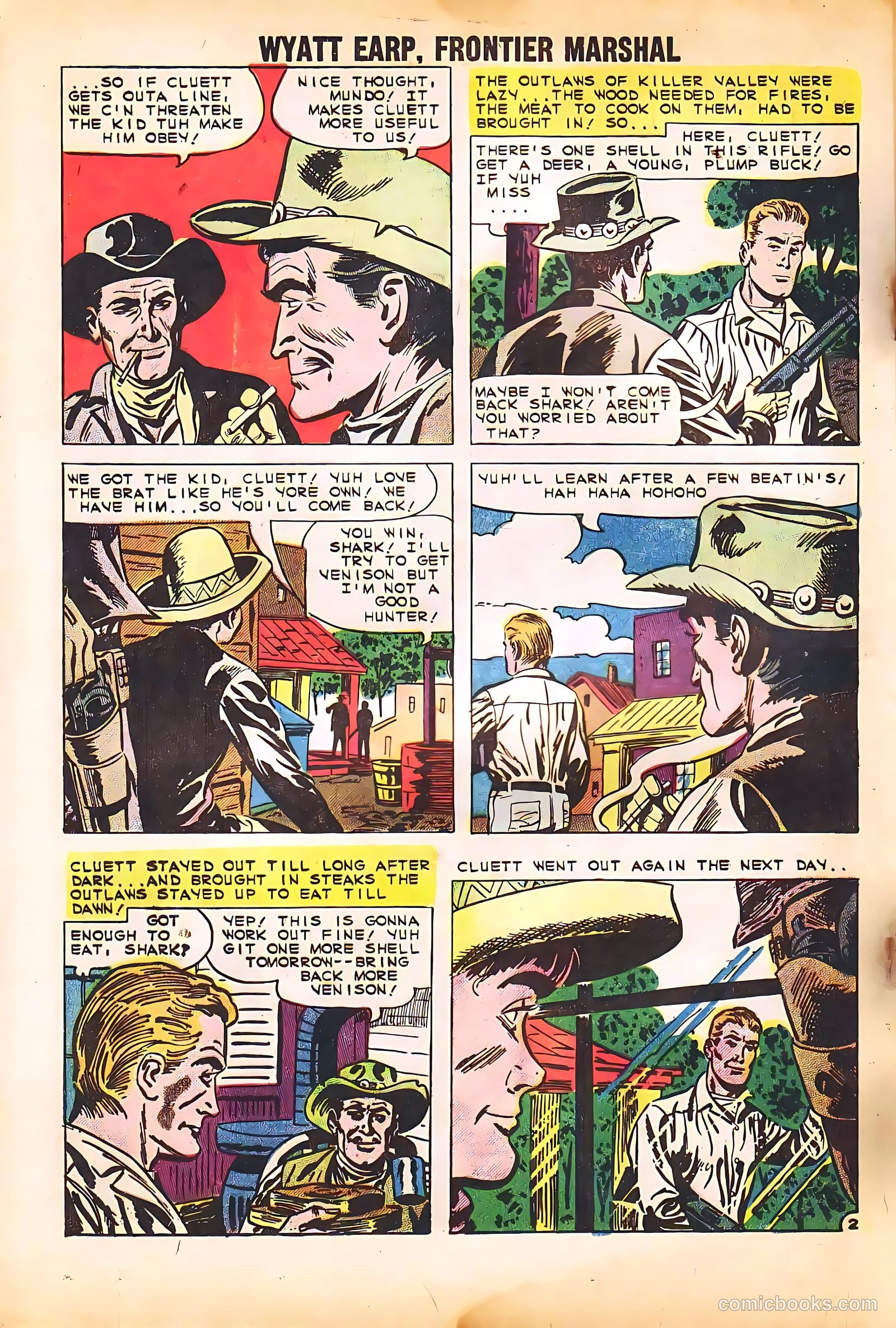 Wyatt Earp, Frontier Marshal #30 (1960) — page 20 of 36
