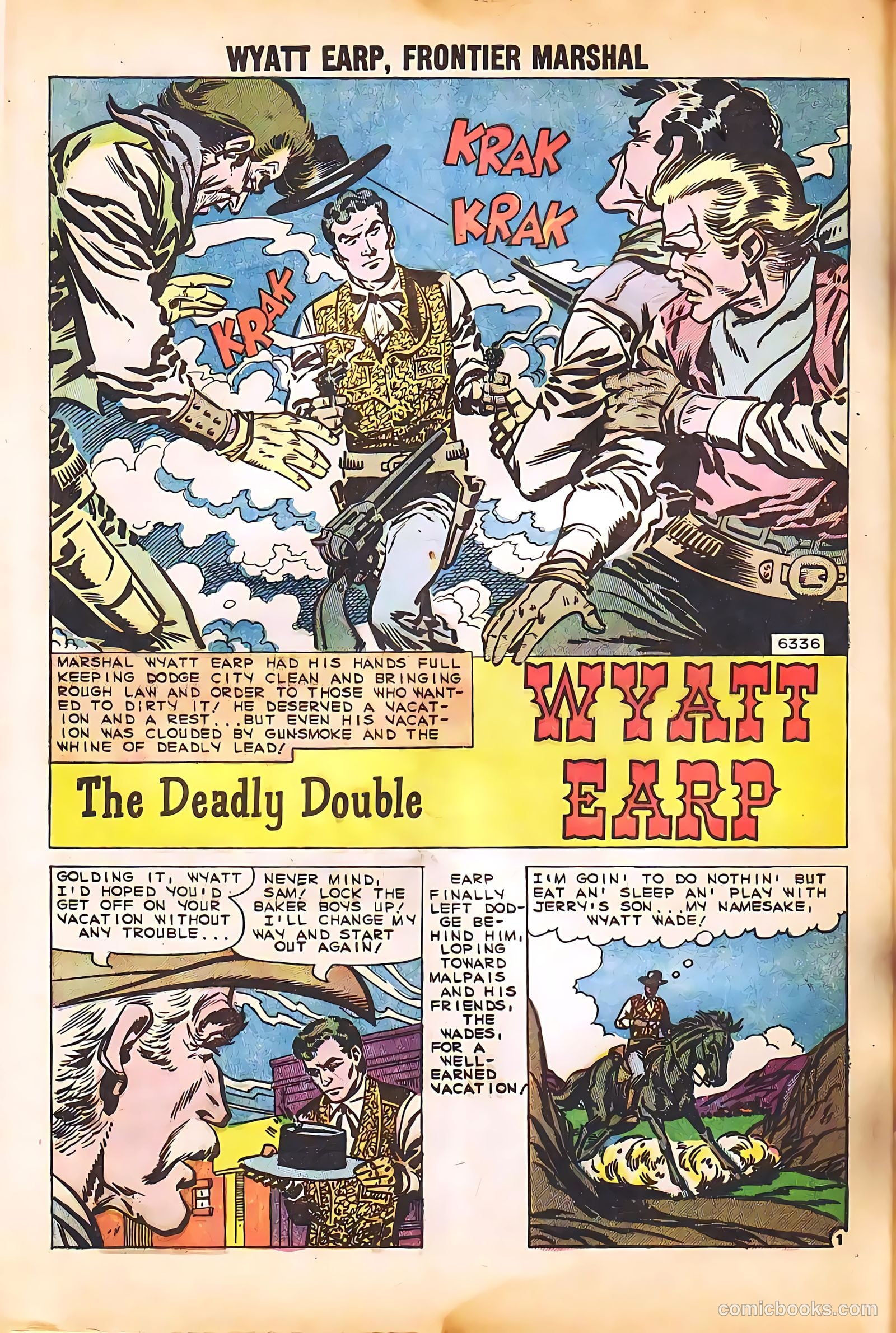Wyatt Earp, Frontier Marshal #30 (1960) — page 28 of 36