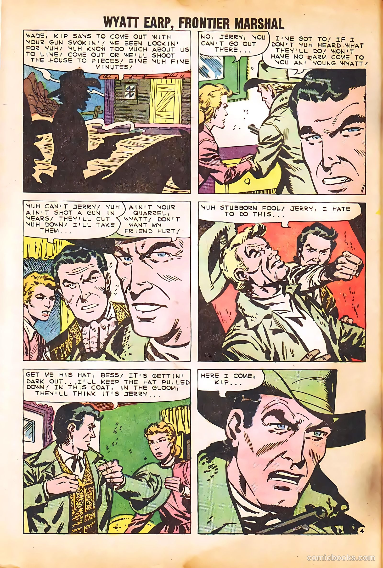 Wyatt Earp, Frontier Marshal #30 (1960) — page 32 of 36