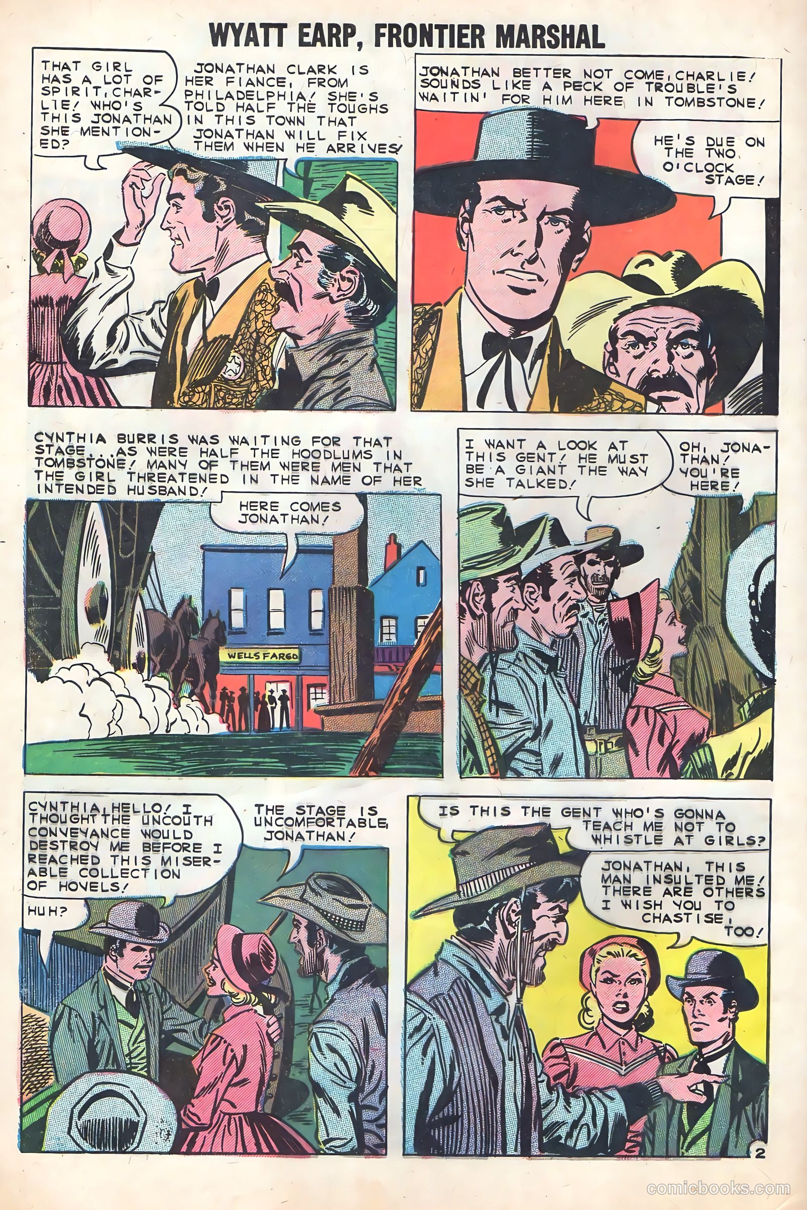 Wyatt Earp, Frontier Marshal #32 (1960) — page 4 of 36