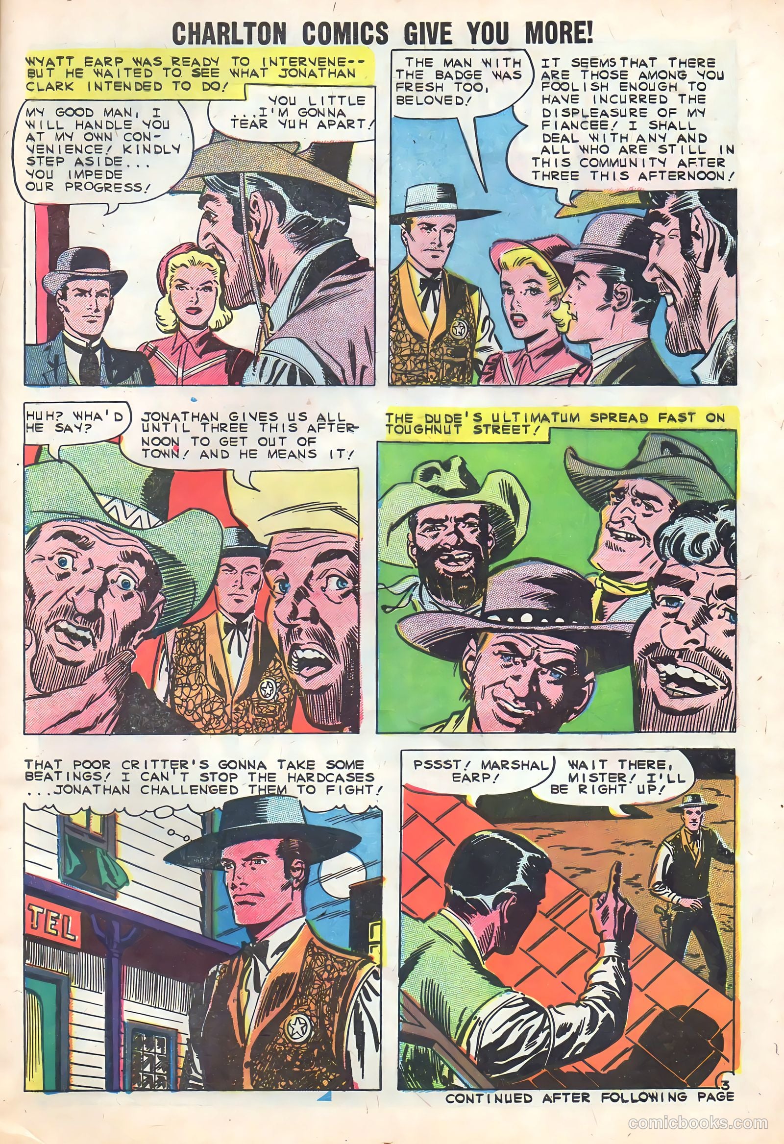 Wyatt Earp, Frontier Marshal #32 (1960) — page 5 of 36
