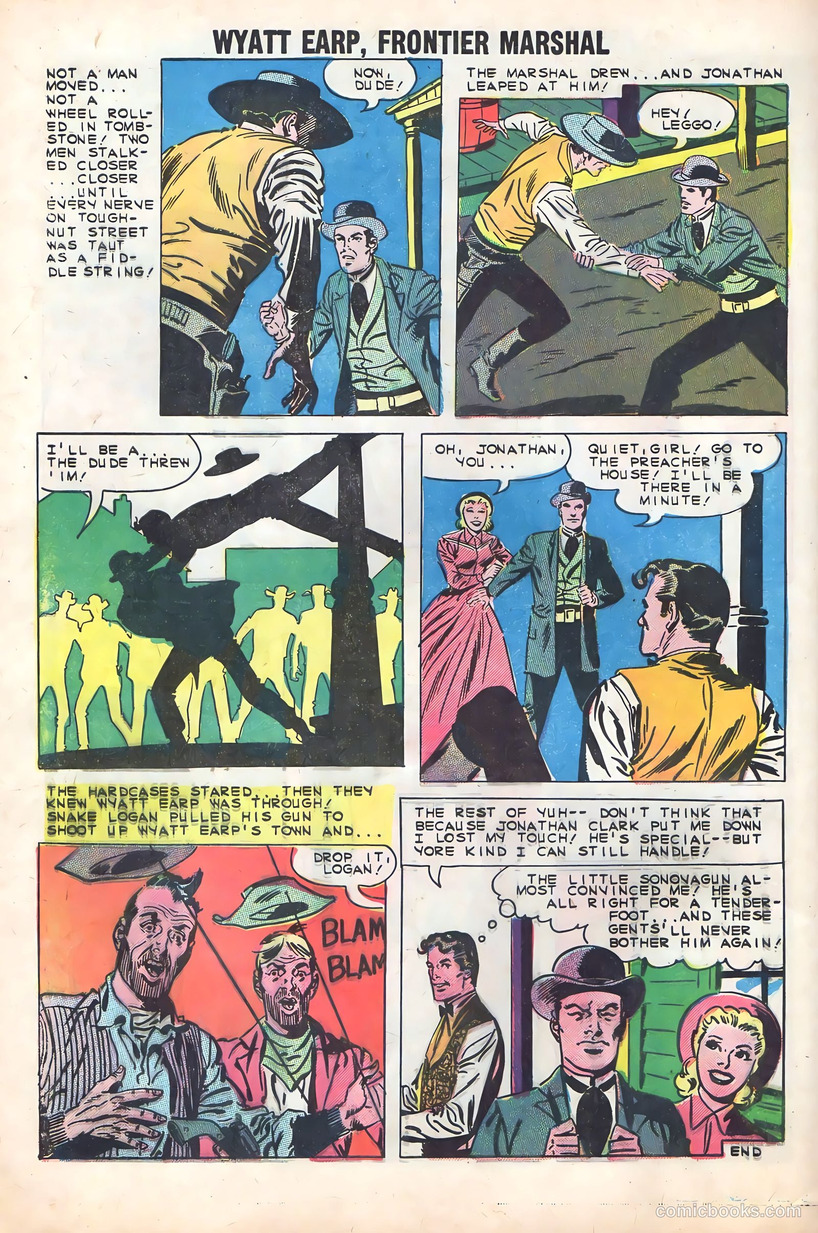 Wyatt Earp, Frontier Marshal #32 (1960) — page 8 of 36