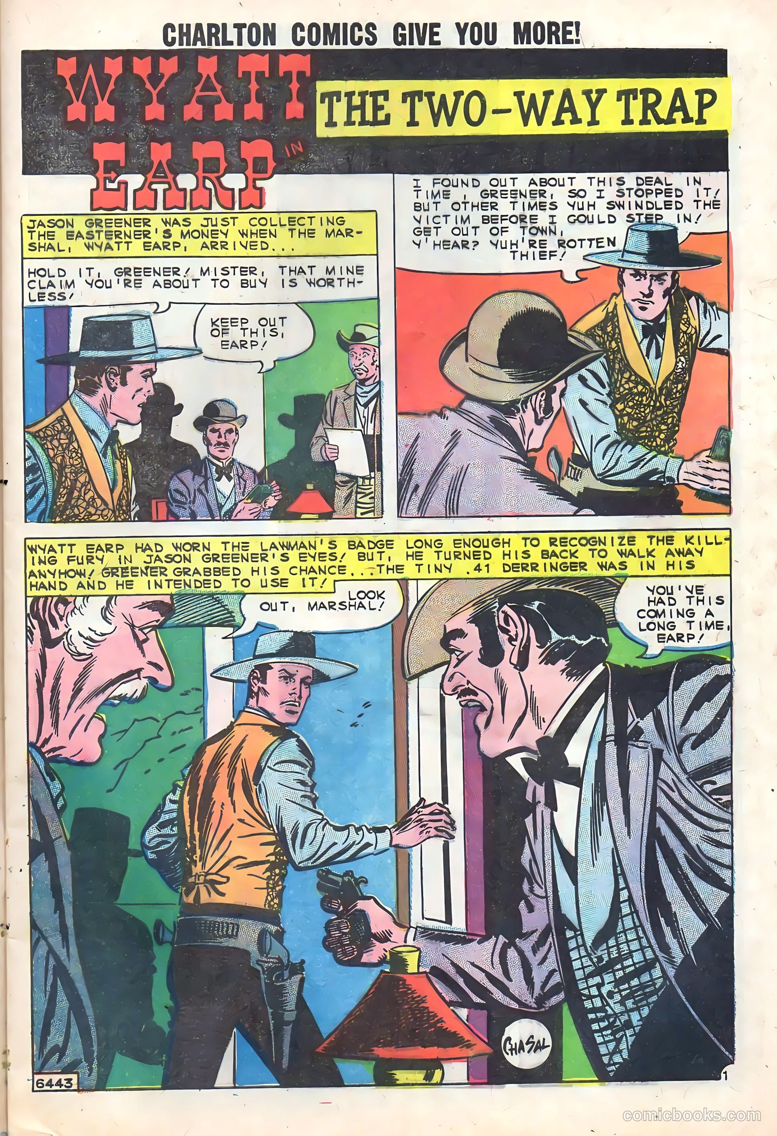 Wyatt Earp, Frontier Marshal #32 (1960) — page 9 of 36