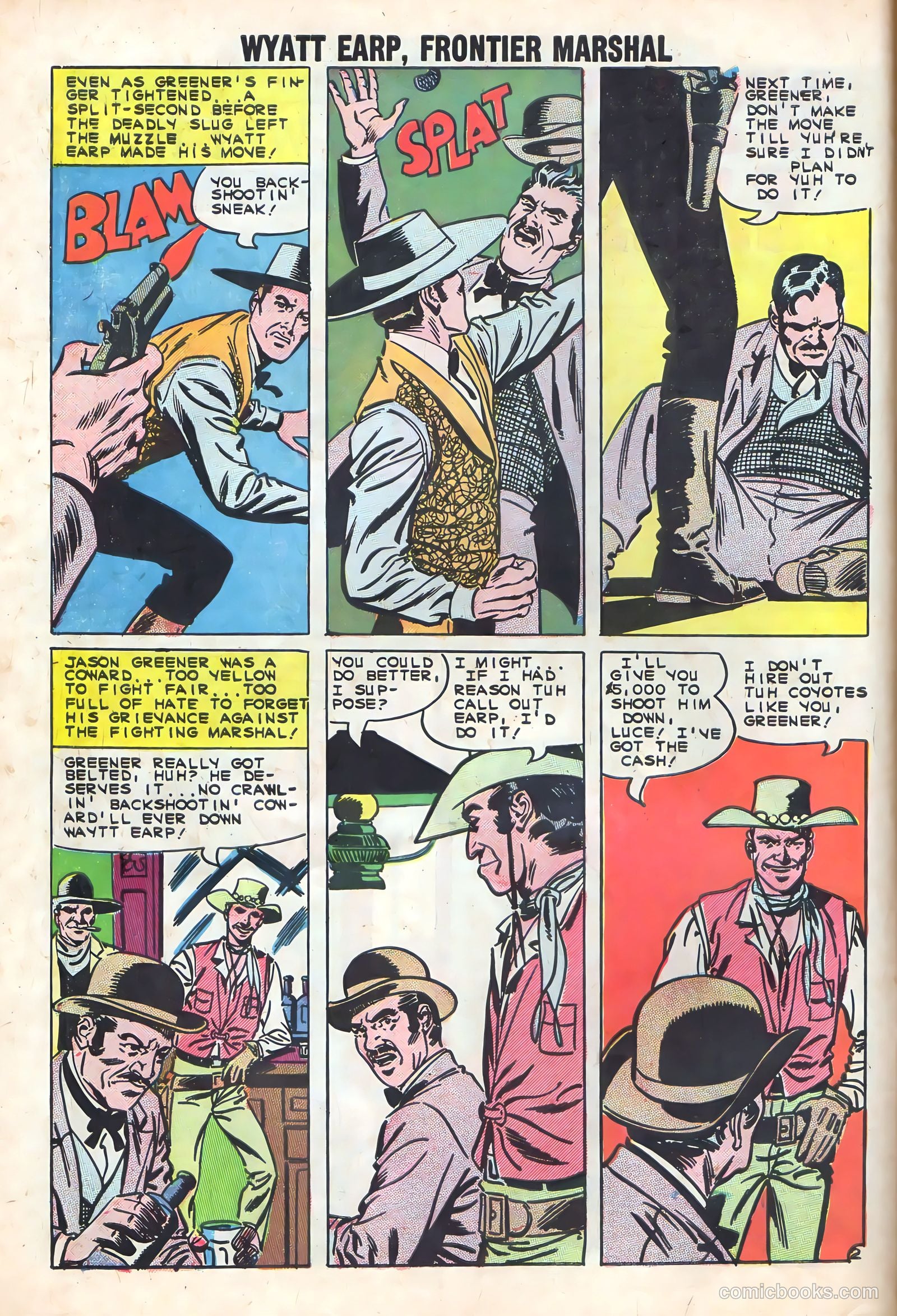 Wyatt Earp, Frontier Marshal #32 (1960) — page 10 of 36