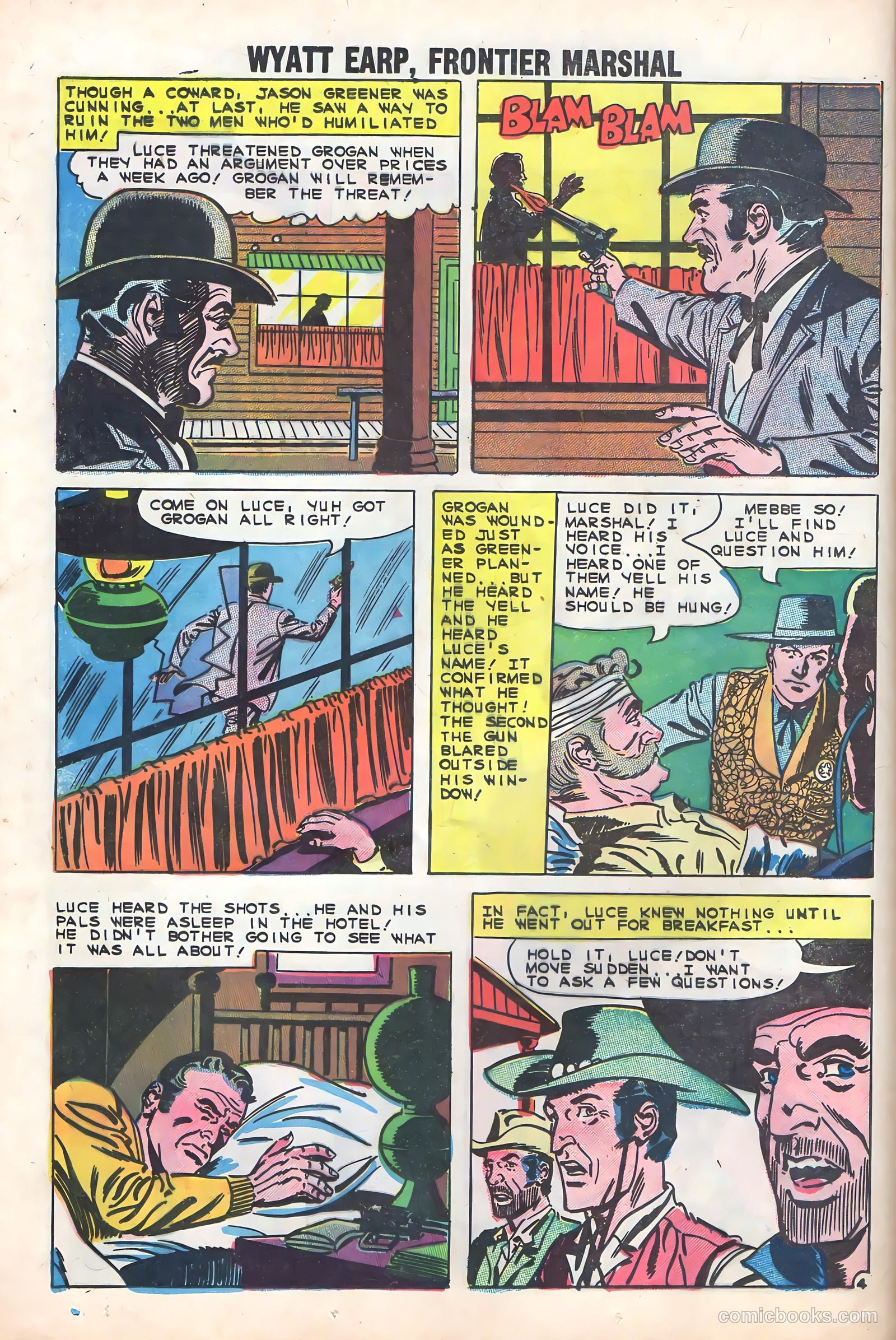 Wyatt Earp, Frontier Marshal #32 (1960) — page 12 of 36