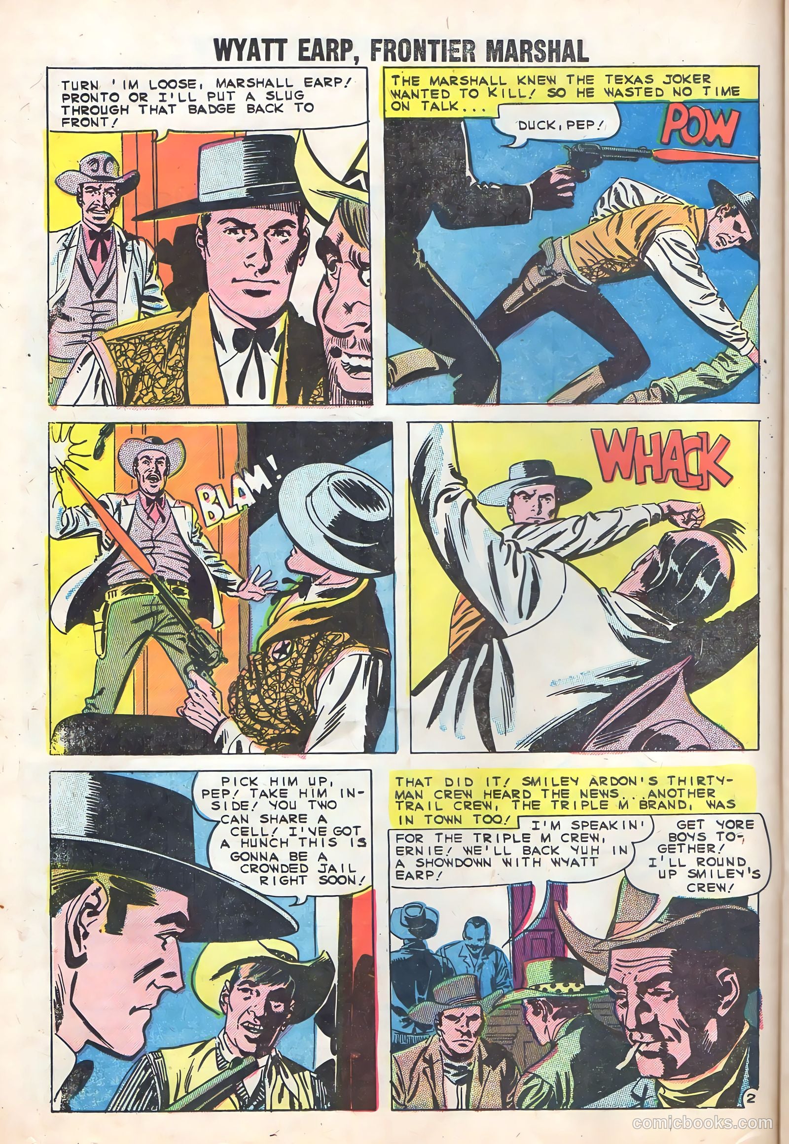Wyatt Earp, Frontier Marshal #32 (1960) — page 16 of 36