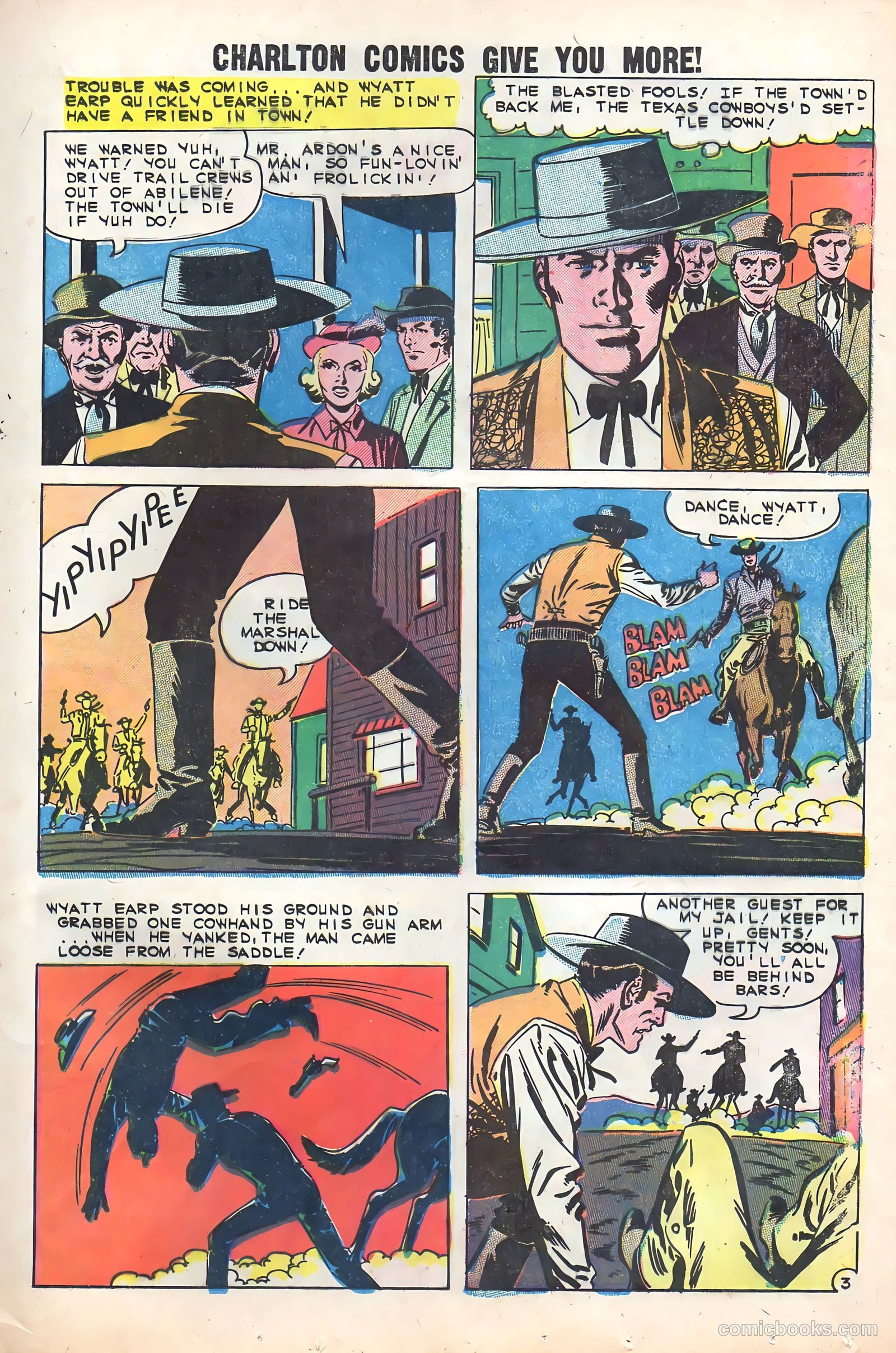 Wyatt Earp, Frontier Marshal #32 (1960) — page 17 of 36