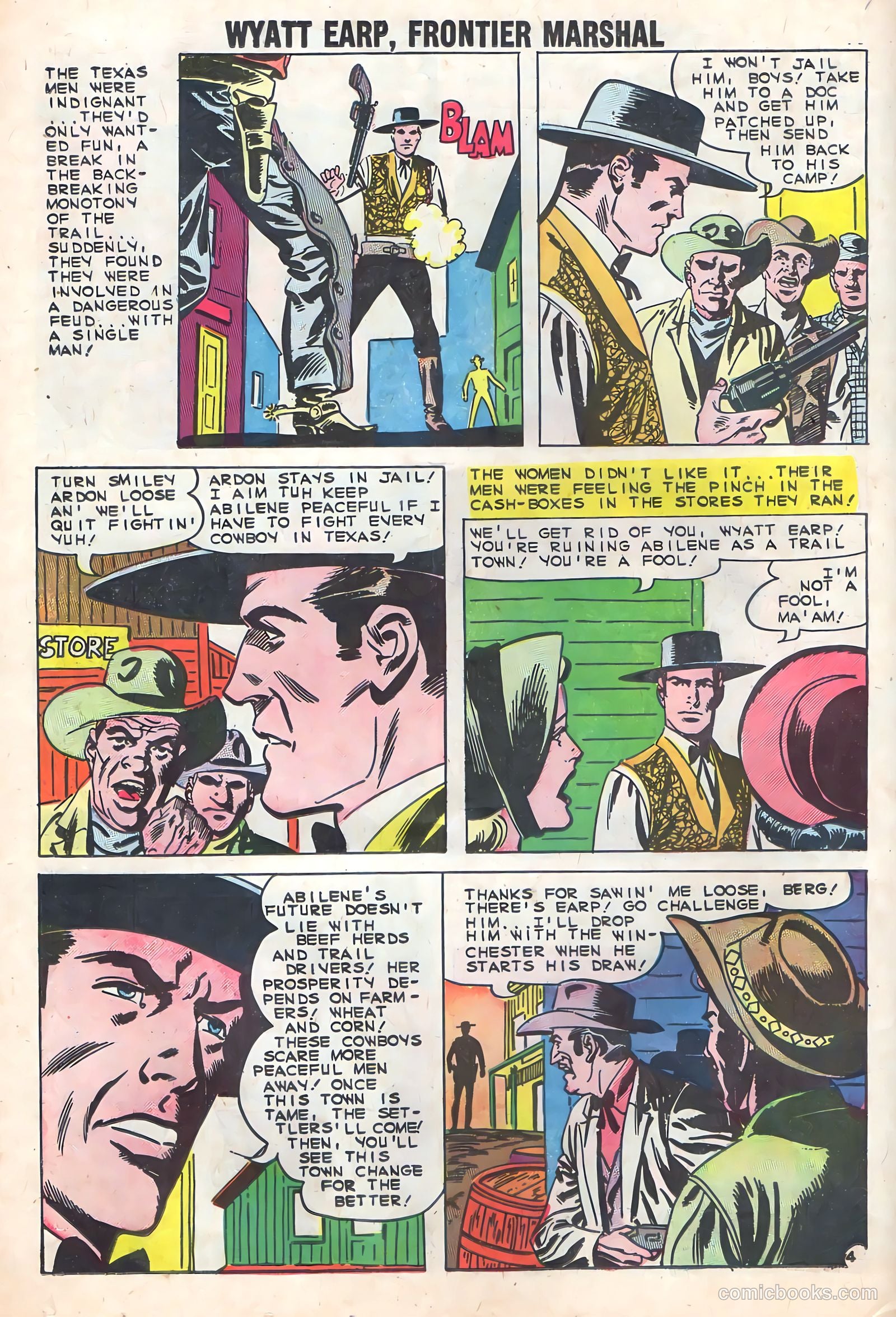 Wyatt Earp, Frontier Marshal #32 (1960) — page 18 of 36