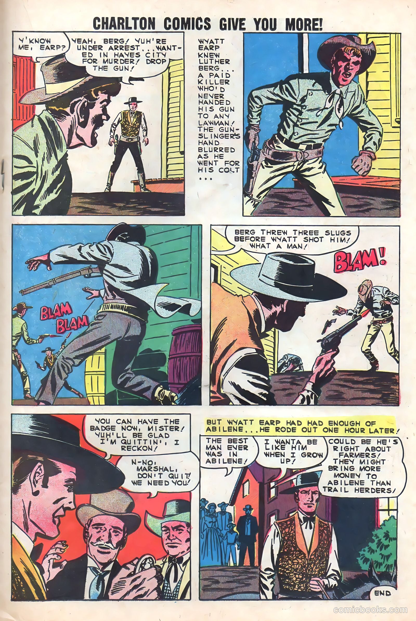 Wyatt Earp, Frontier Marshal #32 (1960) — page 19 of 36