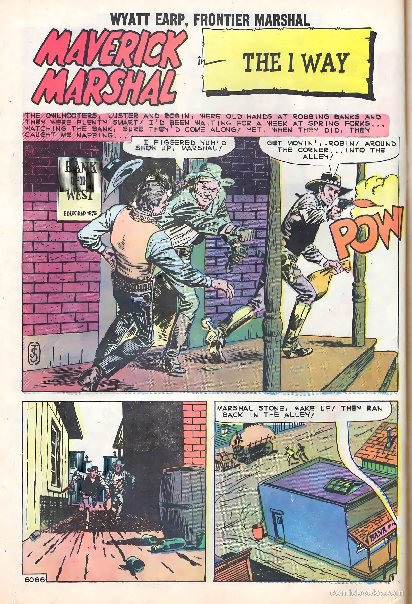 Wyatt Earp, Frontier Marshal #32 (1960) — page 20 of 36