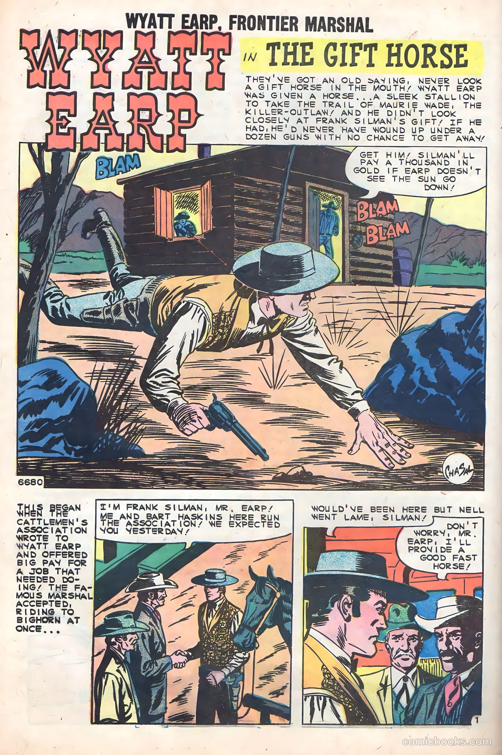Wyatt Earp, Frontier Marshal #32 (1960) — page 28 of 36