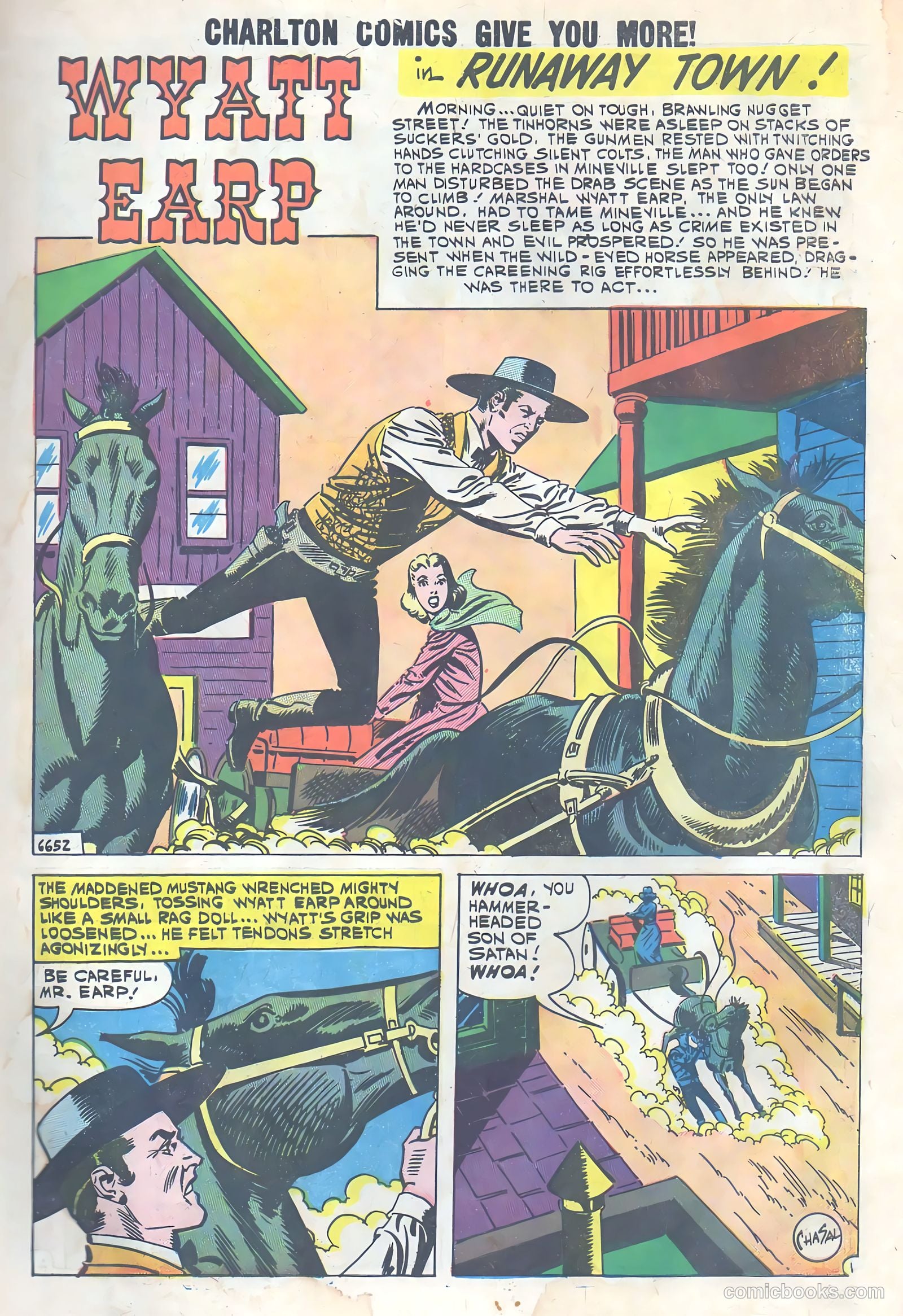 Wyatt Earp, Frontier Marshal #33 (1960) — page 3 of 36