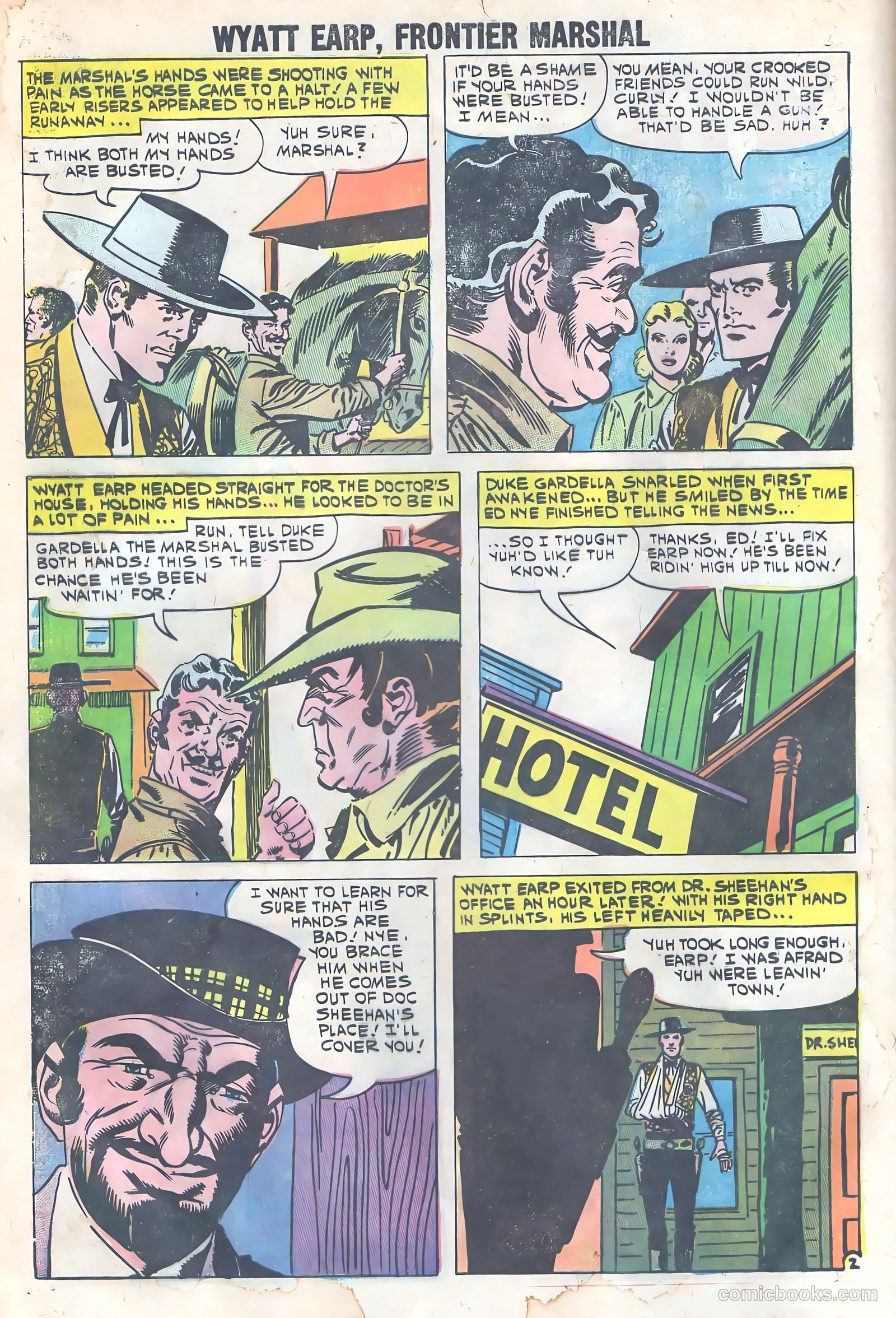 Wyatt Earp, Frontier Marshal #33 (1960) — page 4 of 36