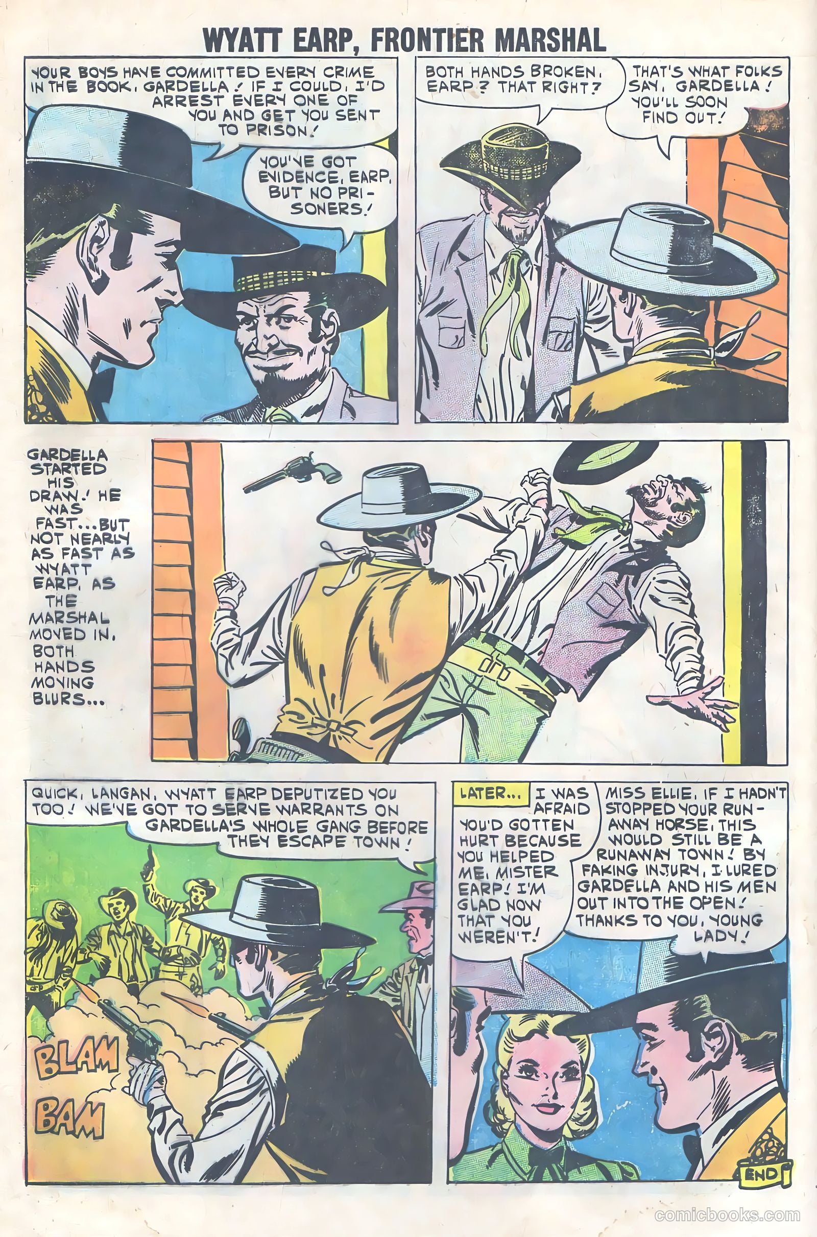 Wyatt Earp, Frontier Marshal #33 (1960) — page 8 of 36