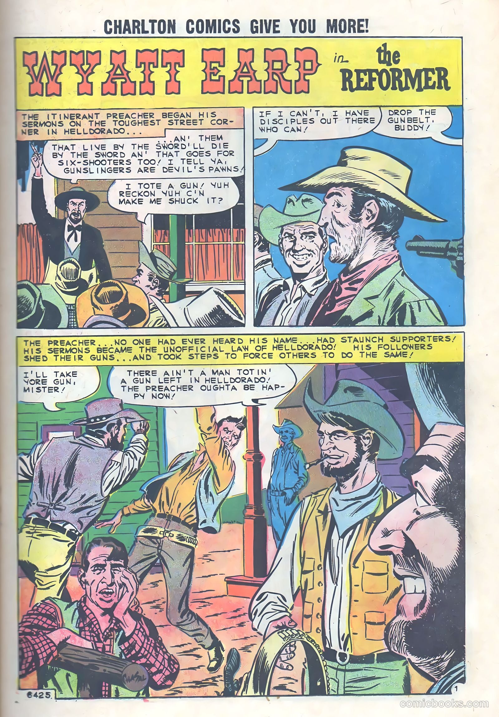 Wyatt Earp, Frontier Marshal #33 (1960) — page 11 of 36