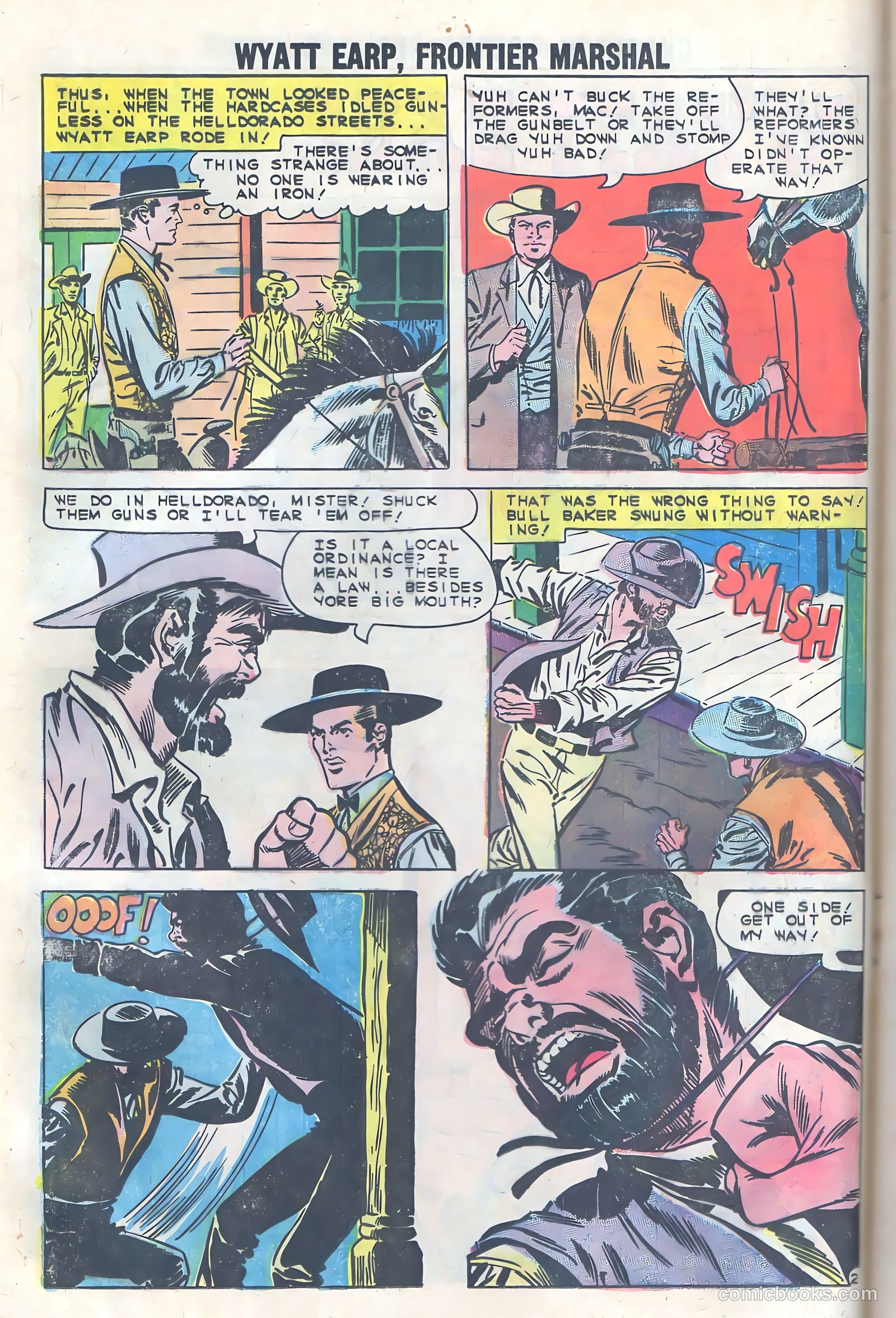Wyatt Earp, Frontier Marshal #33 (1960) — page 12 of 36