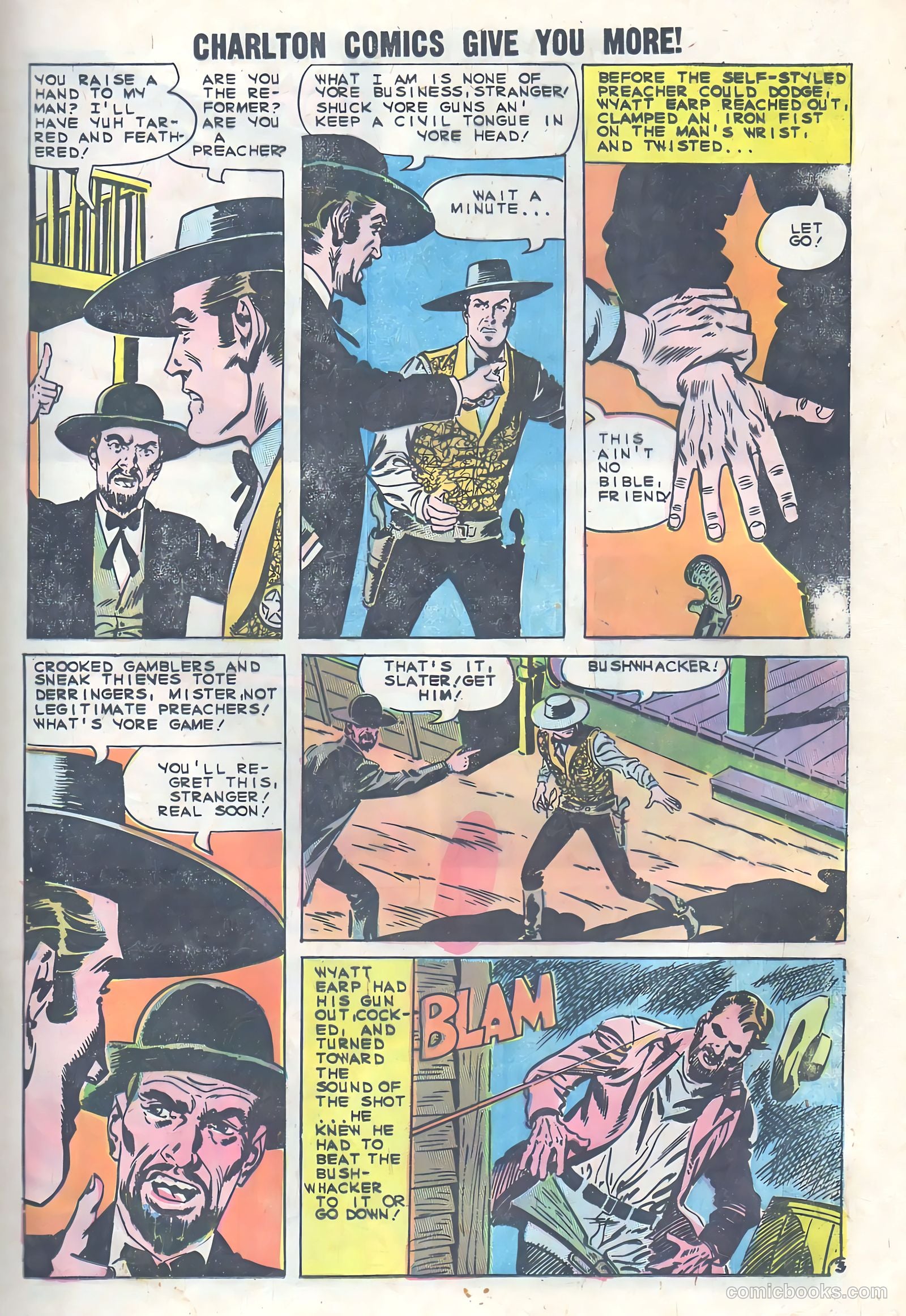 Wyatt Earp, Frontier Marshal #33 (1960) — page 13 of 36