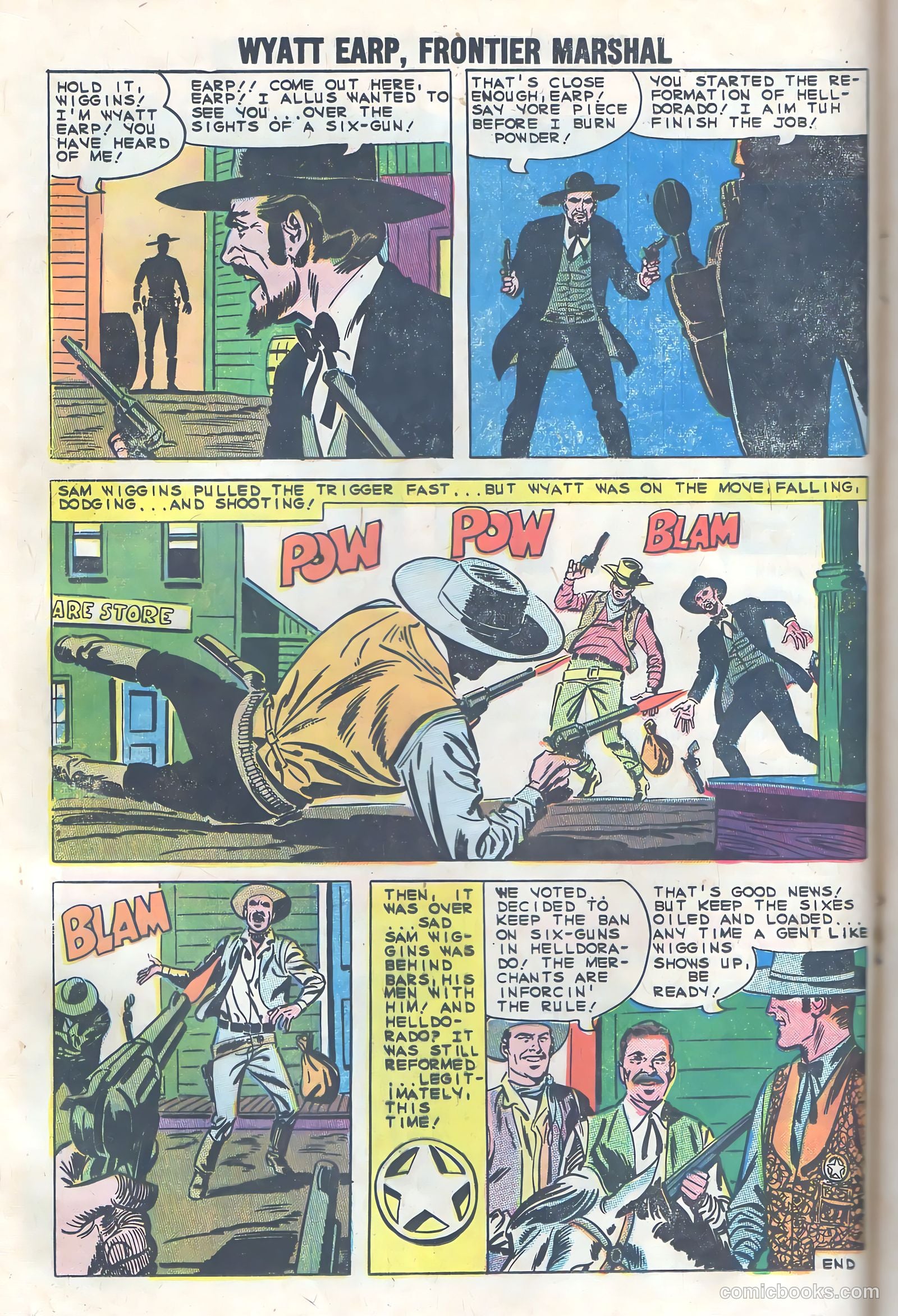 Wyatt Earp, Frontier Marshal #33 (1960) — page 16 of 36