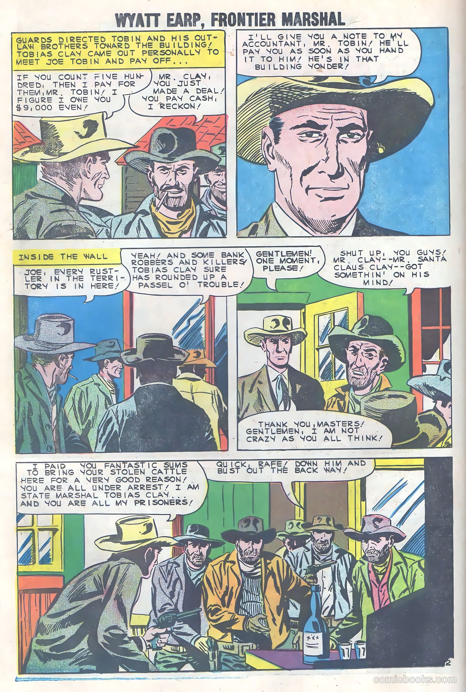 Wyatt Earp, Frontier Marshal #33 (1960) — page 18 of 36