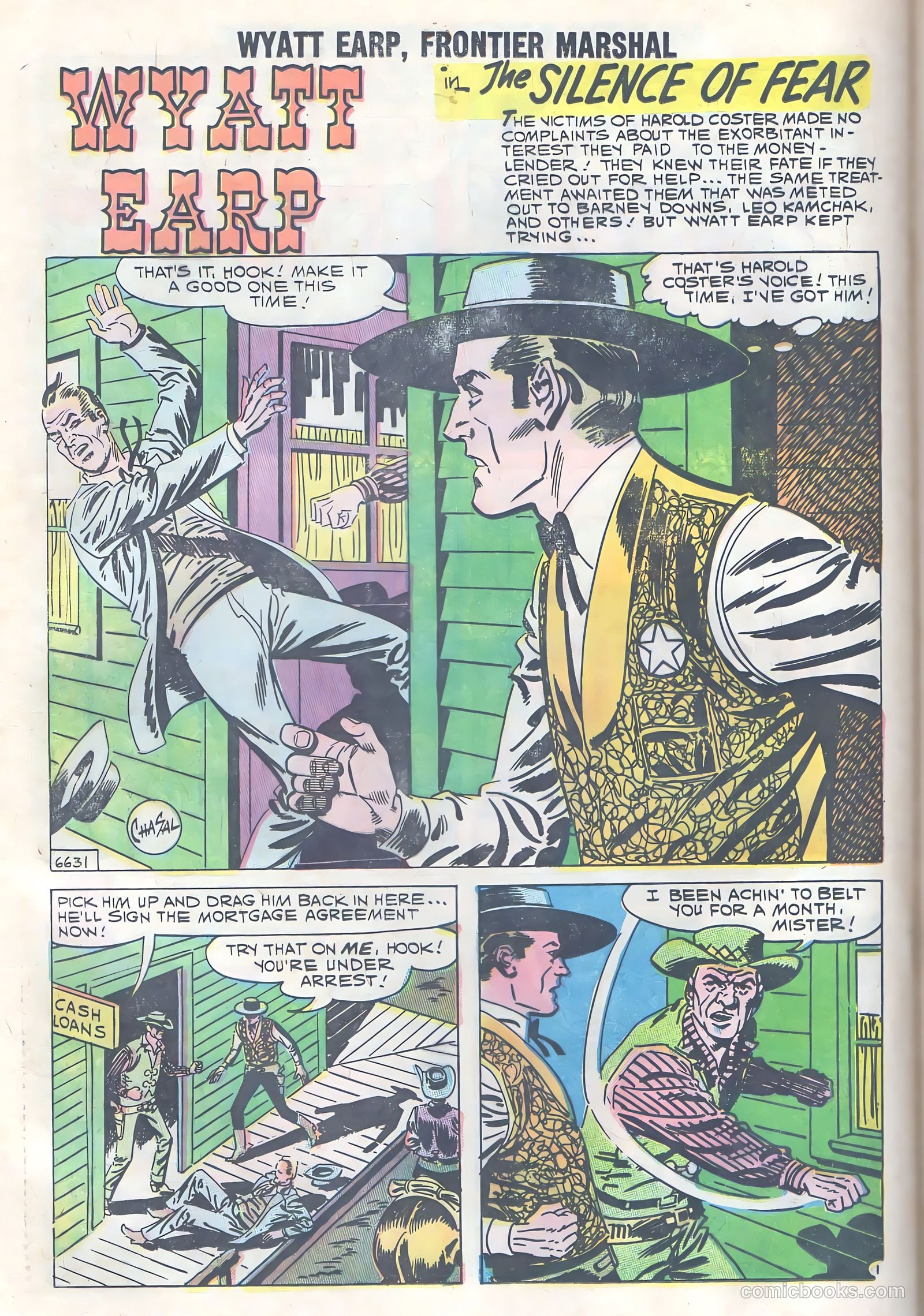 Wyatt Earp, Frontier Marshal #33 (1960) — page 20 of 36