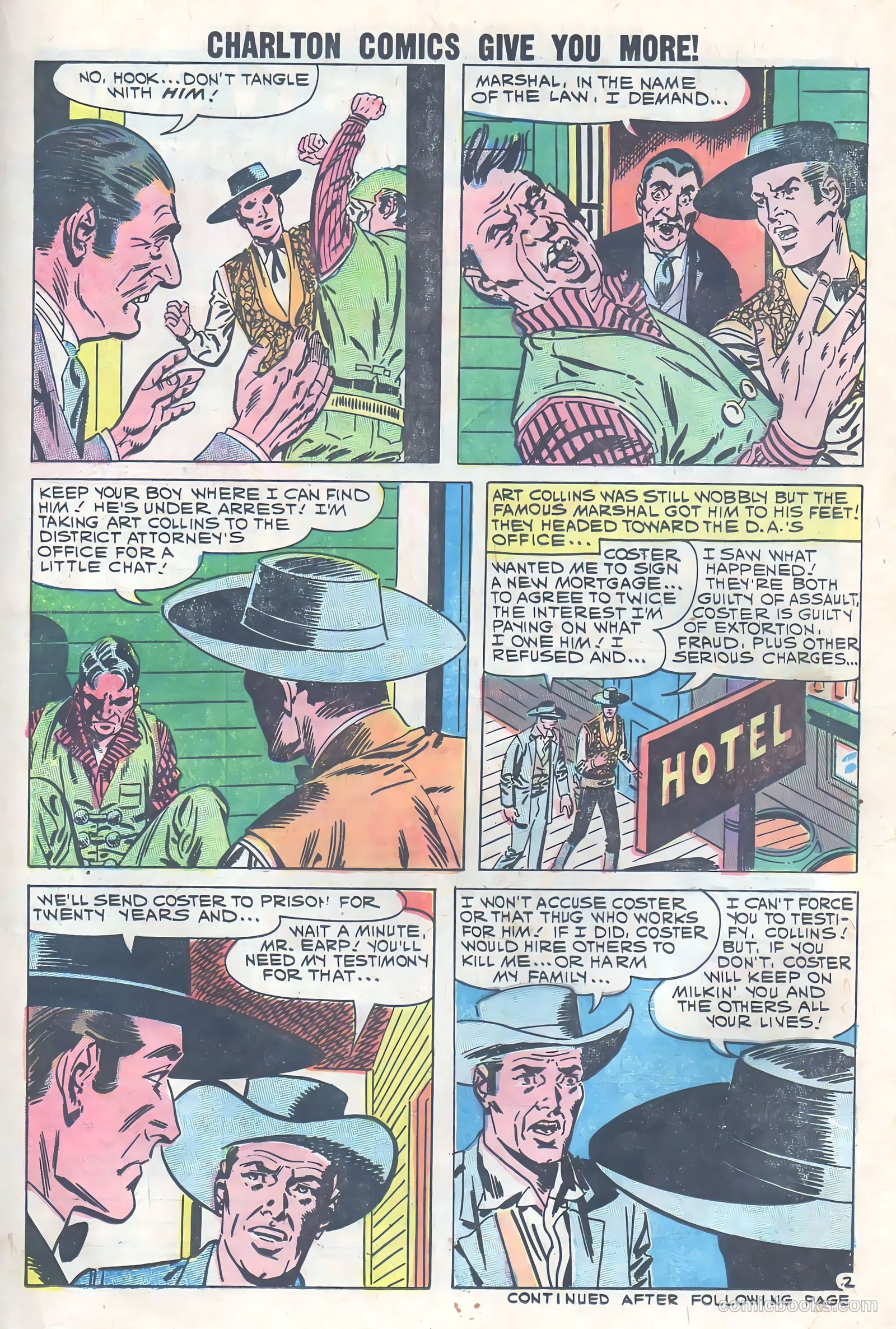 Wyatt Earp, Frontier Marshal #33 (1960) — page 21 of 36
