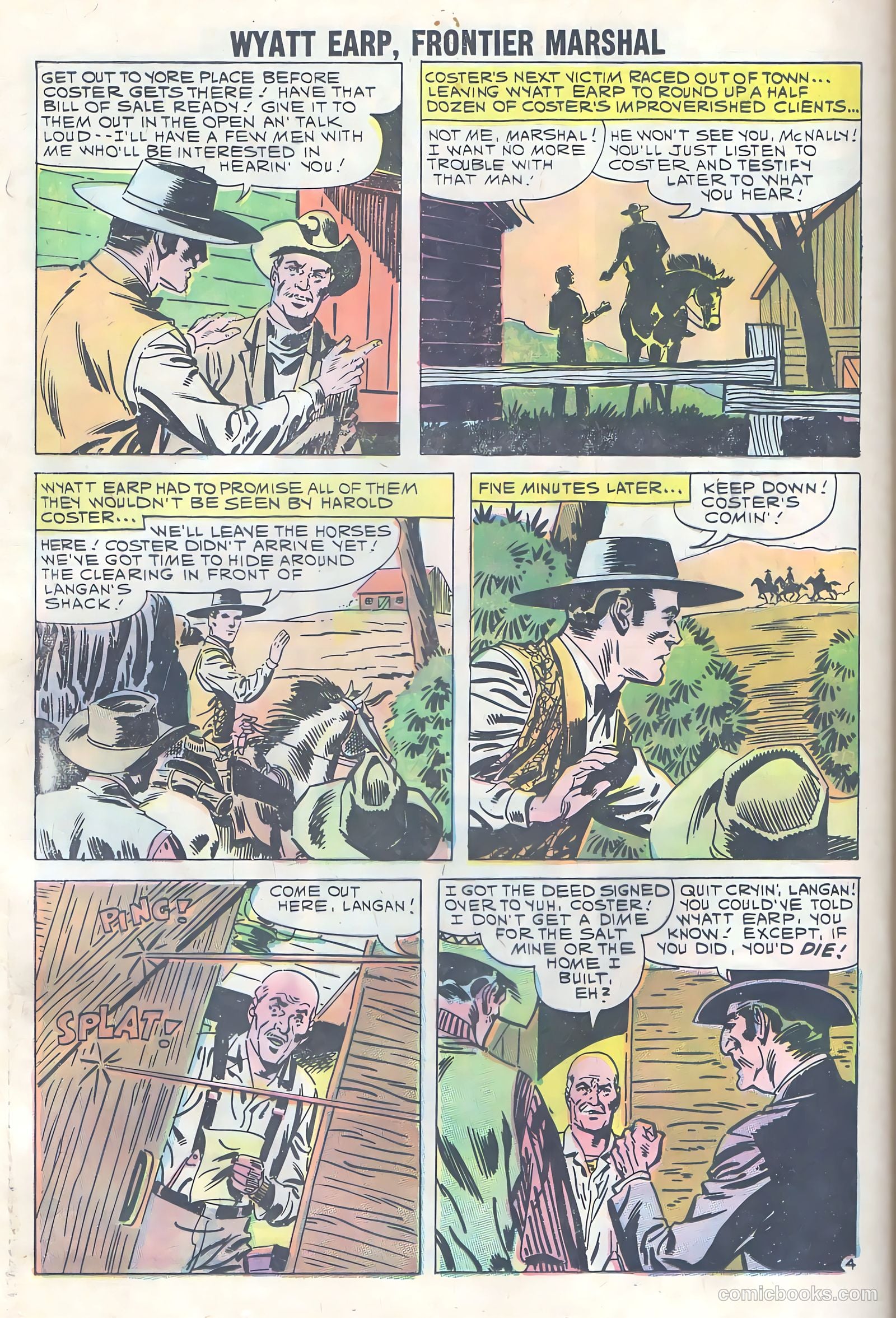 Wyatt Earp, Frontier Marshal #33 (1960) — page 24 of 36