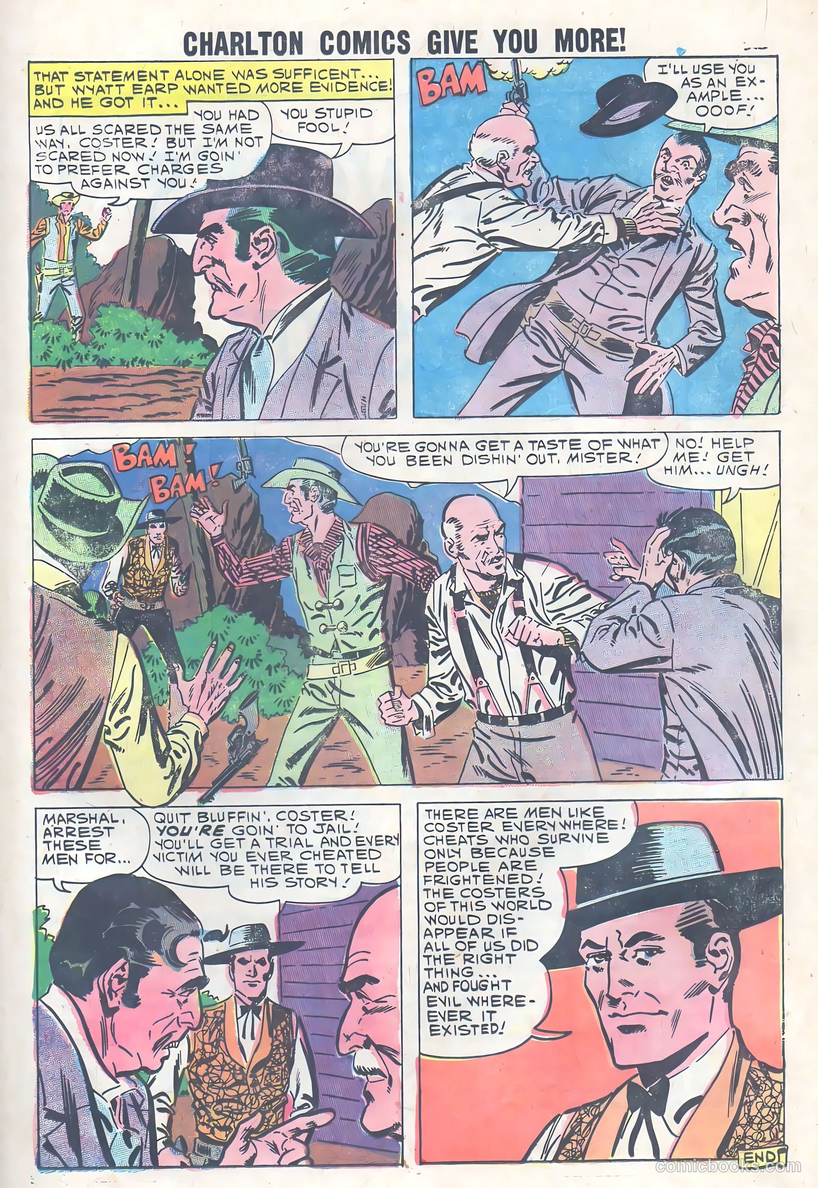 Wyatt Earp, Frontier Marshal #33 (1960) — page 25 of 36