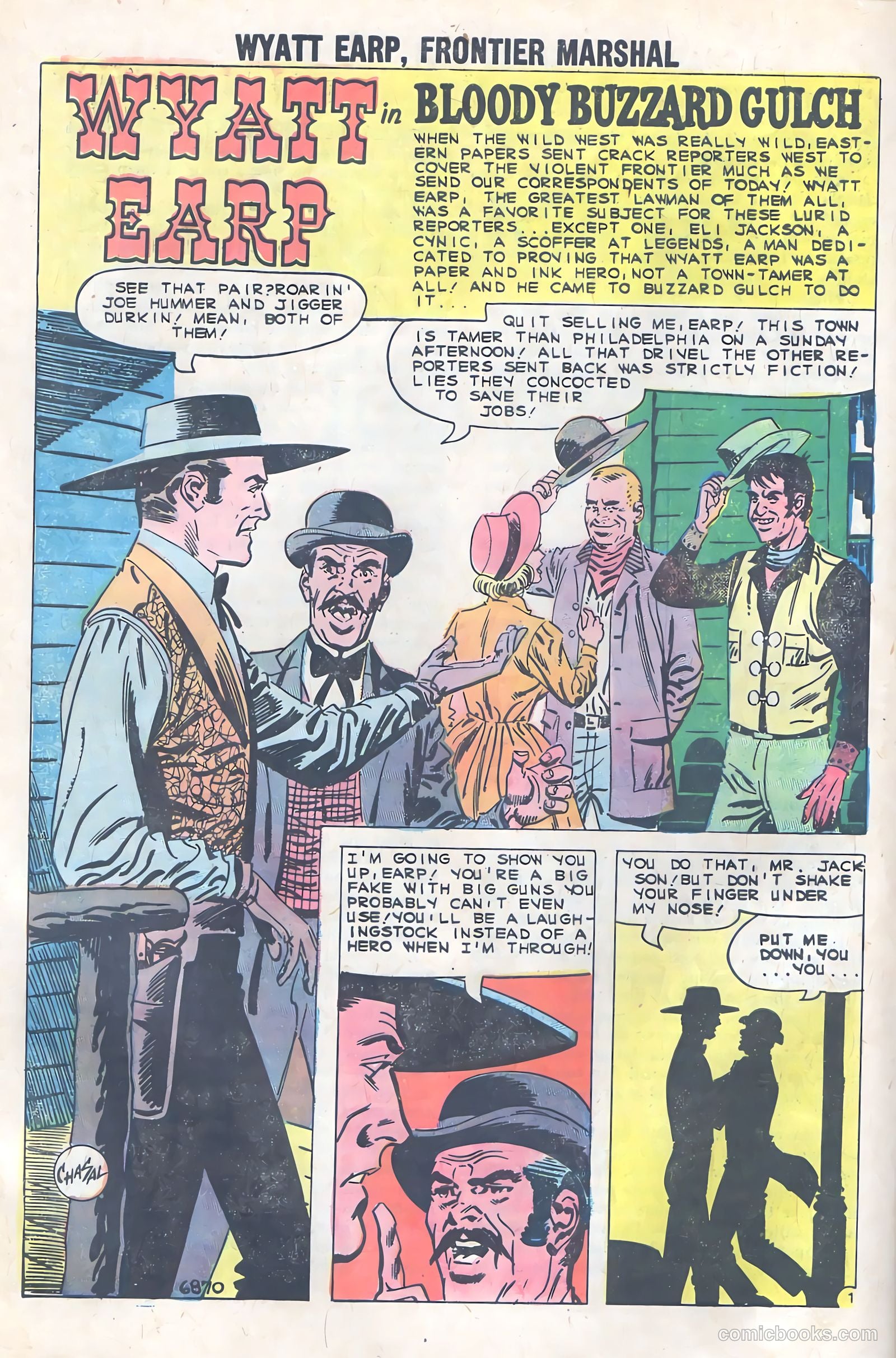 Wyatt Earp, Frontier Marshal #33 (1960) — page 28 of 36