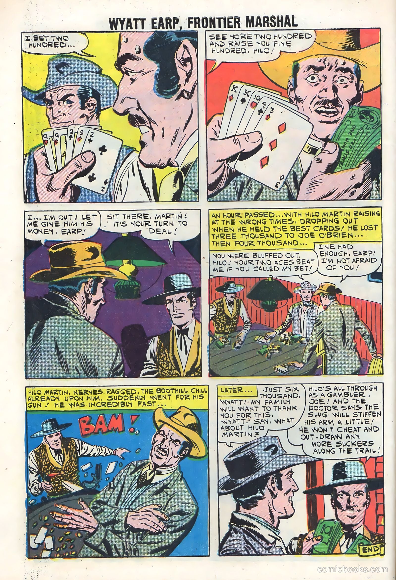 Wyatt Earp, Frontier Marshal #34 (1960) — page 8 of 36