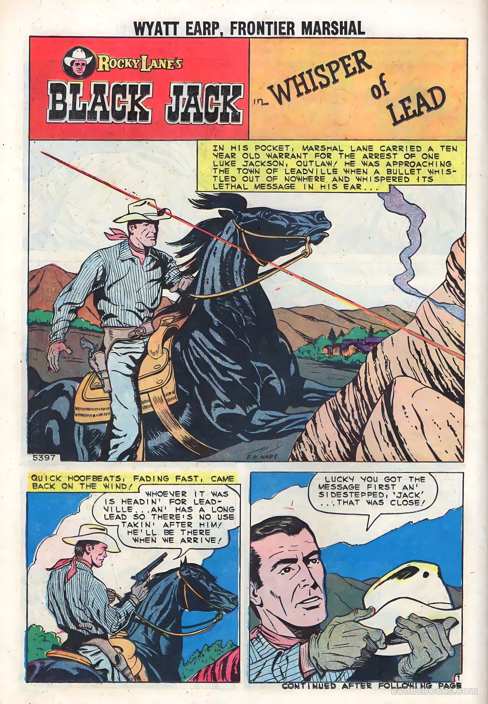 Wyatt Earp, Frontier Marshal #34 (1960) — page 14 of 36