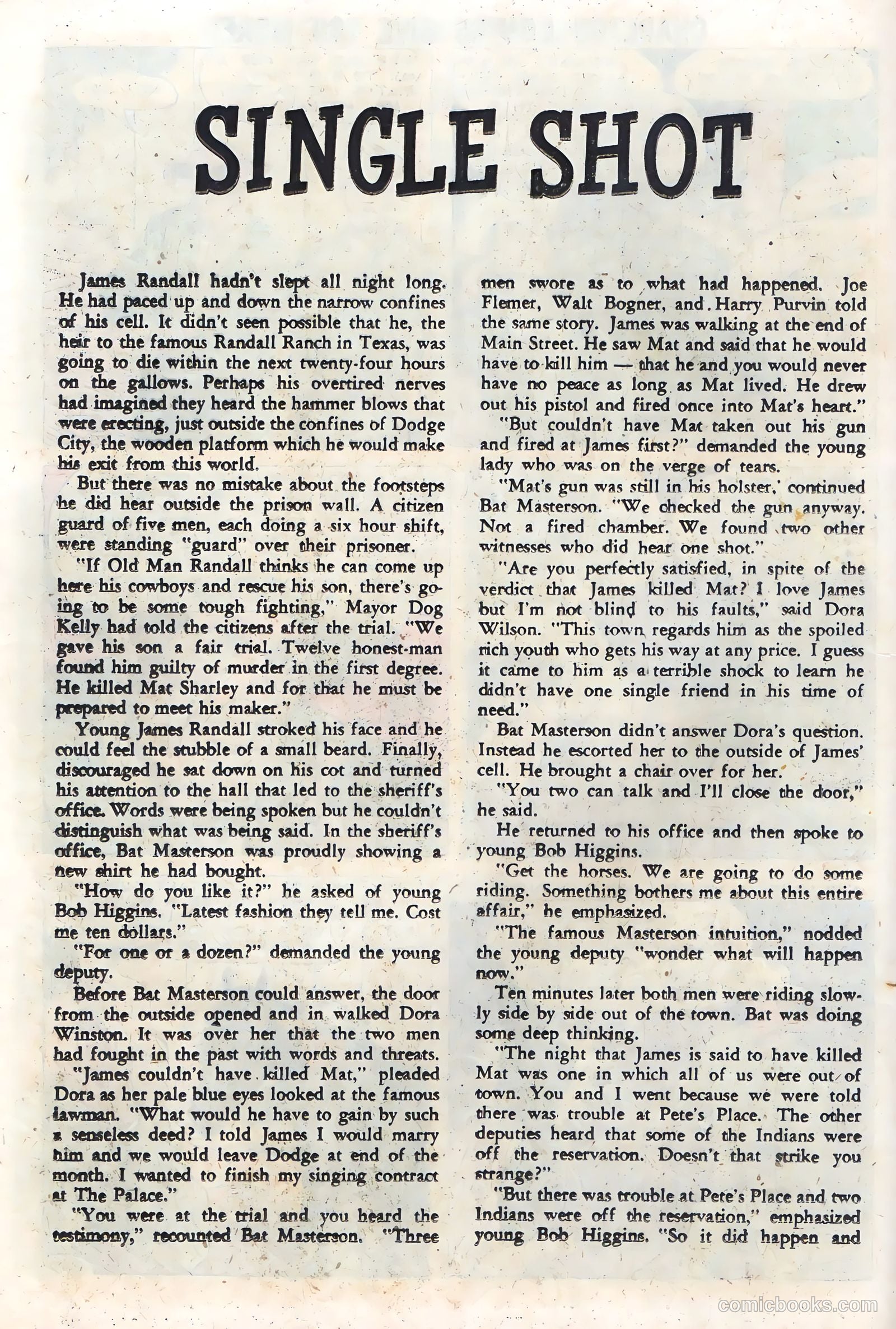 Wyatt Earp, Frontier Marshal #34 (1960) — page 20 of 36