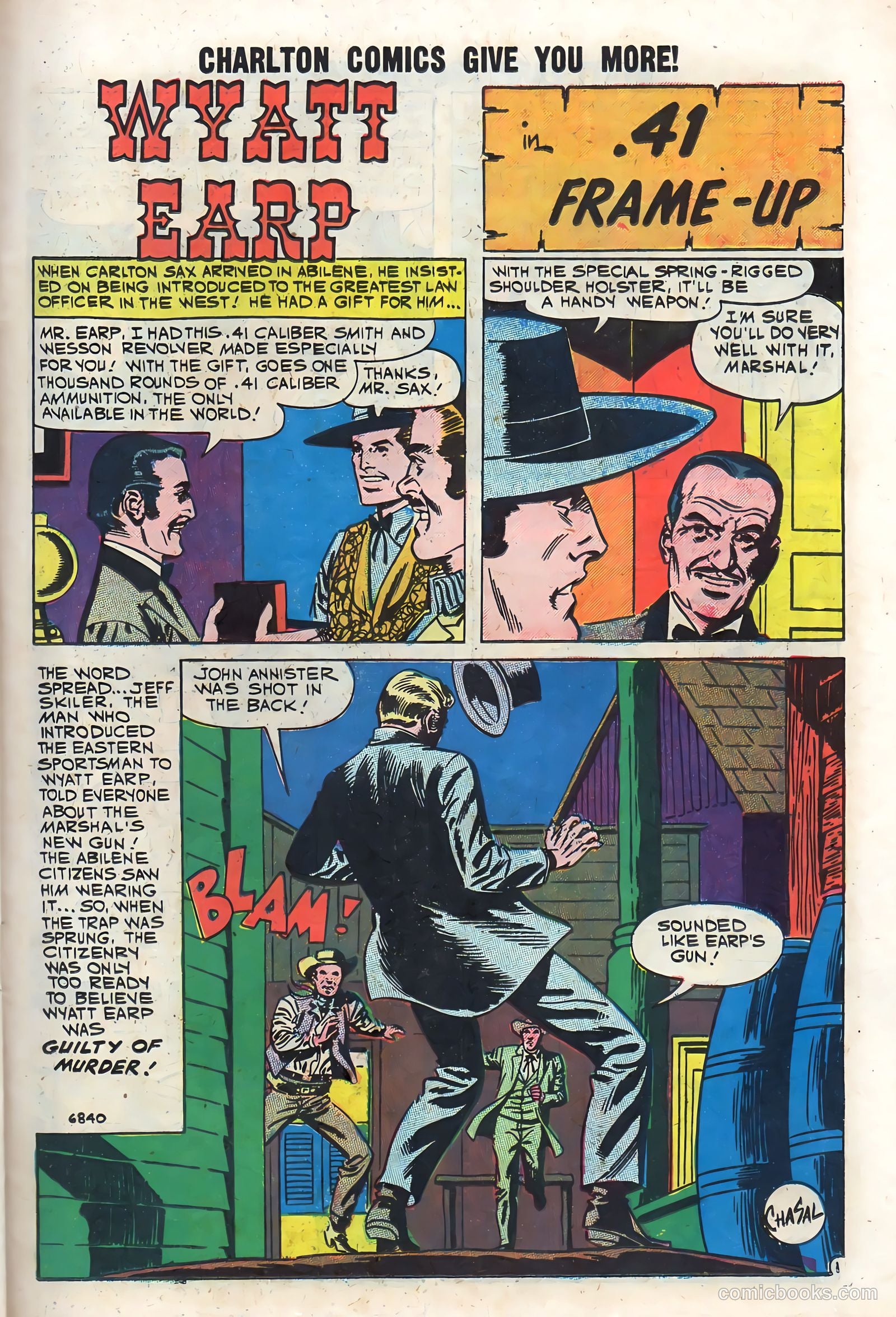 Wyatt Earp, Frontier Marshal #34 (1960) — page 23 of 36