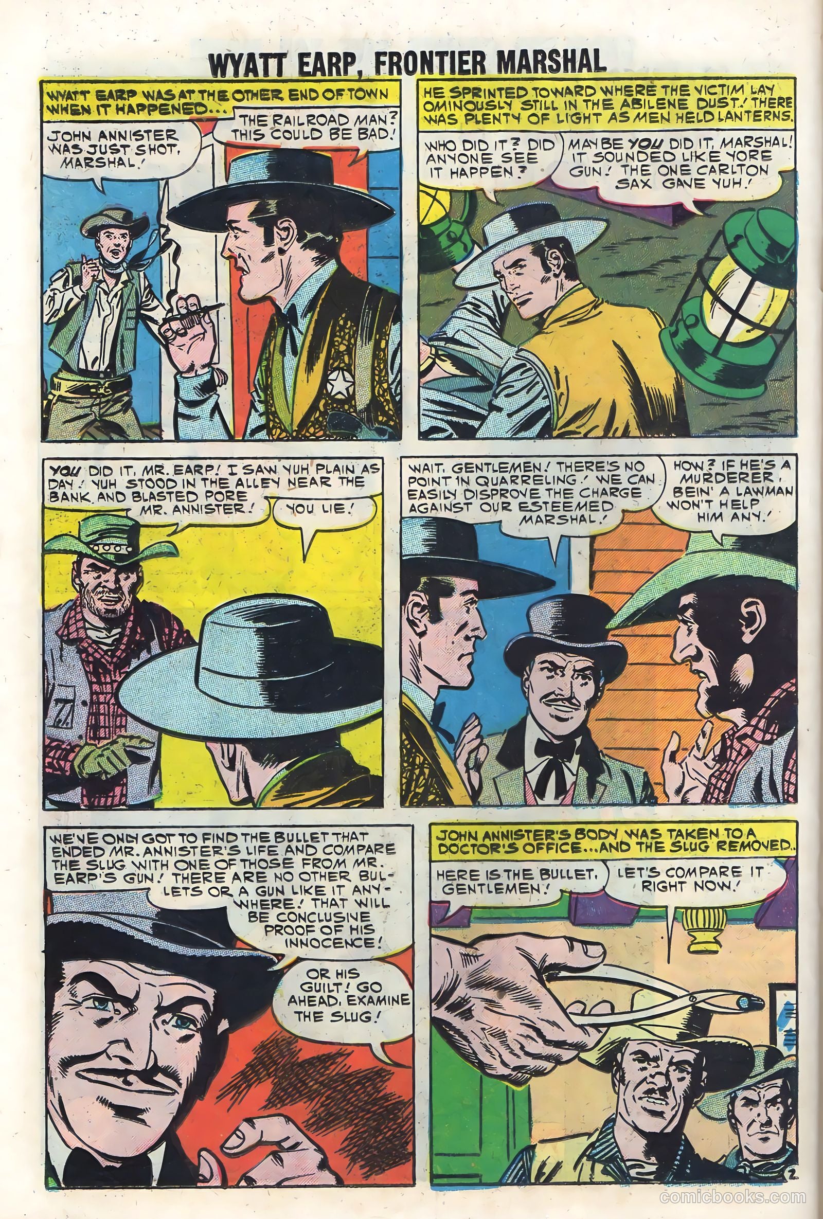 Wyatt Earp, Frontier Marshal #34 (1960) — page 24 of 36
