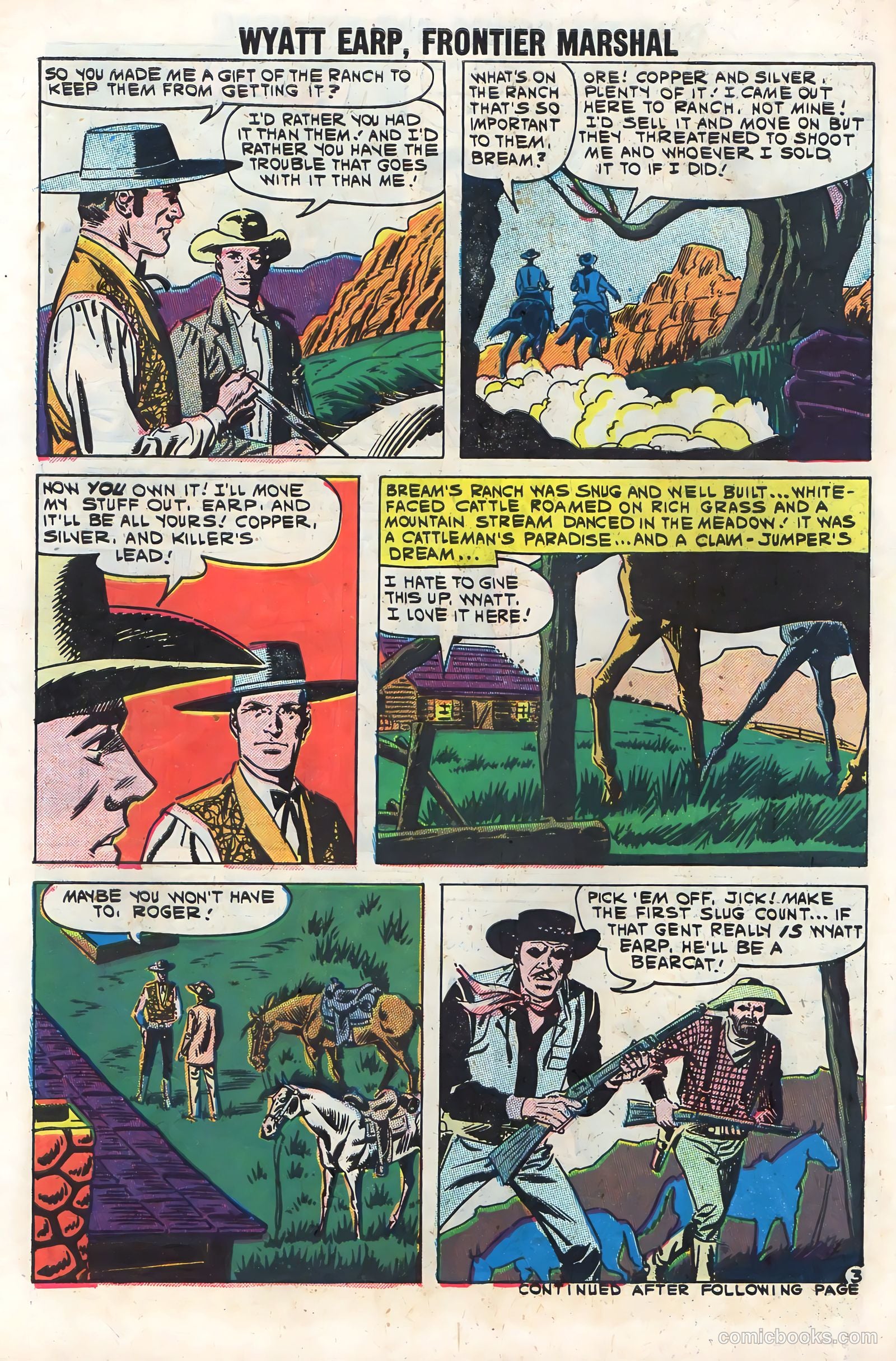 Wyatt Earp, Frontier Marshal #34 (1960) — page 30 of 36