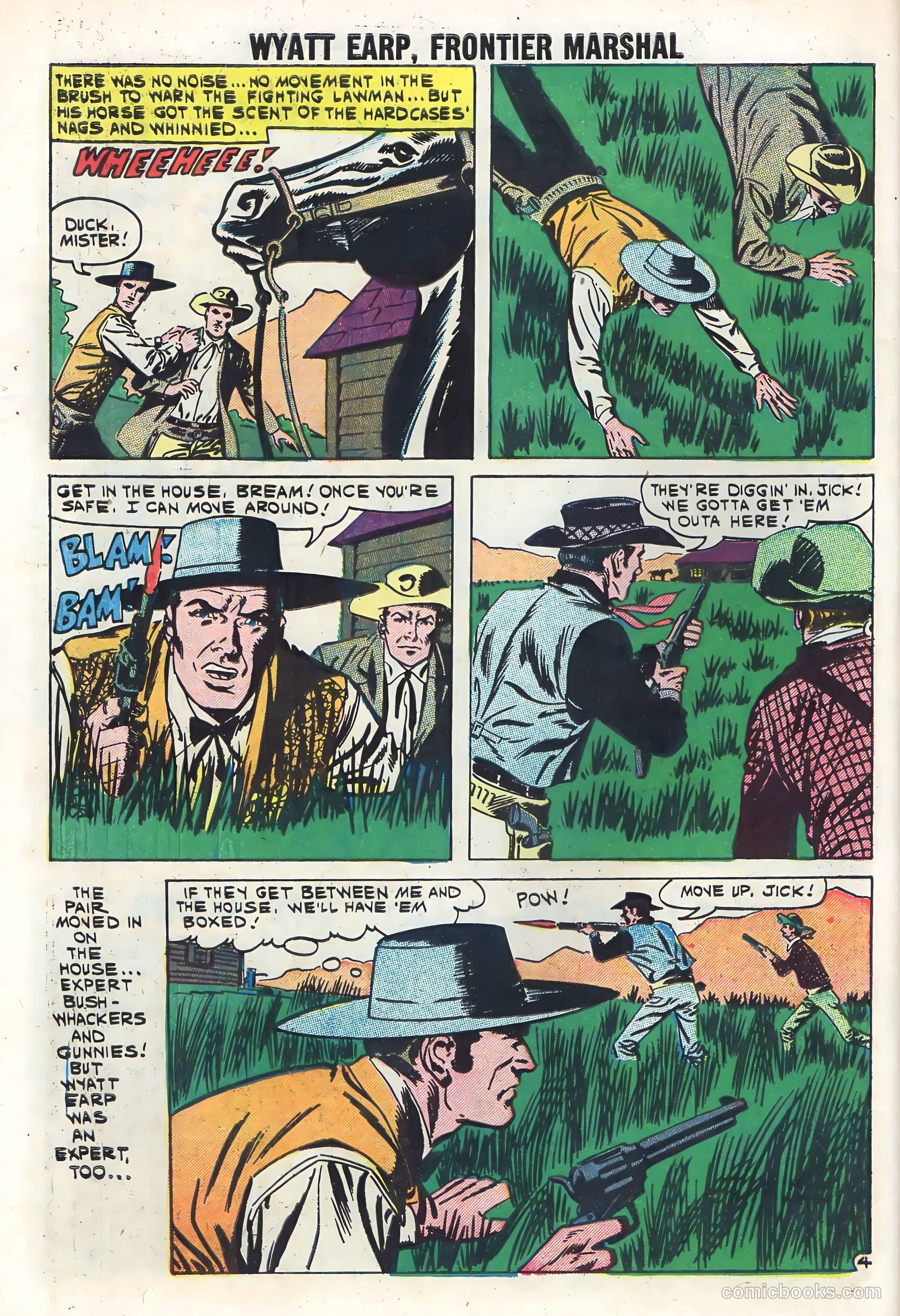Wyatt Earp, Frontier Marshal #34 (1960) — page 32 of 36
