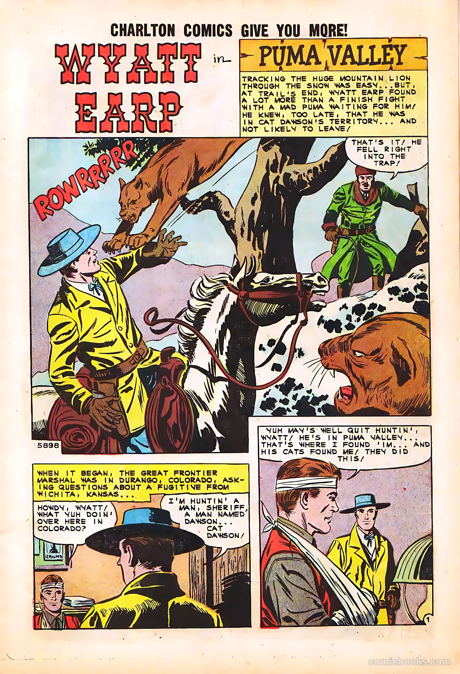 Wyatt Earp, Frontier Marshal #35 (1963) — page 3 of 36