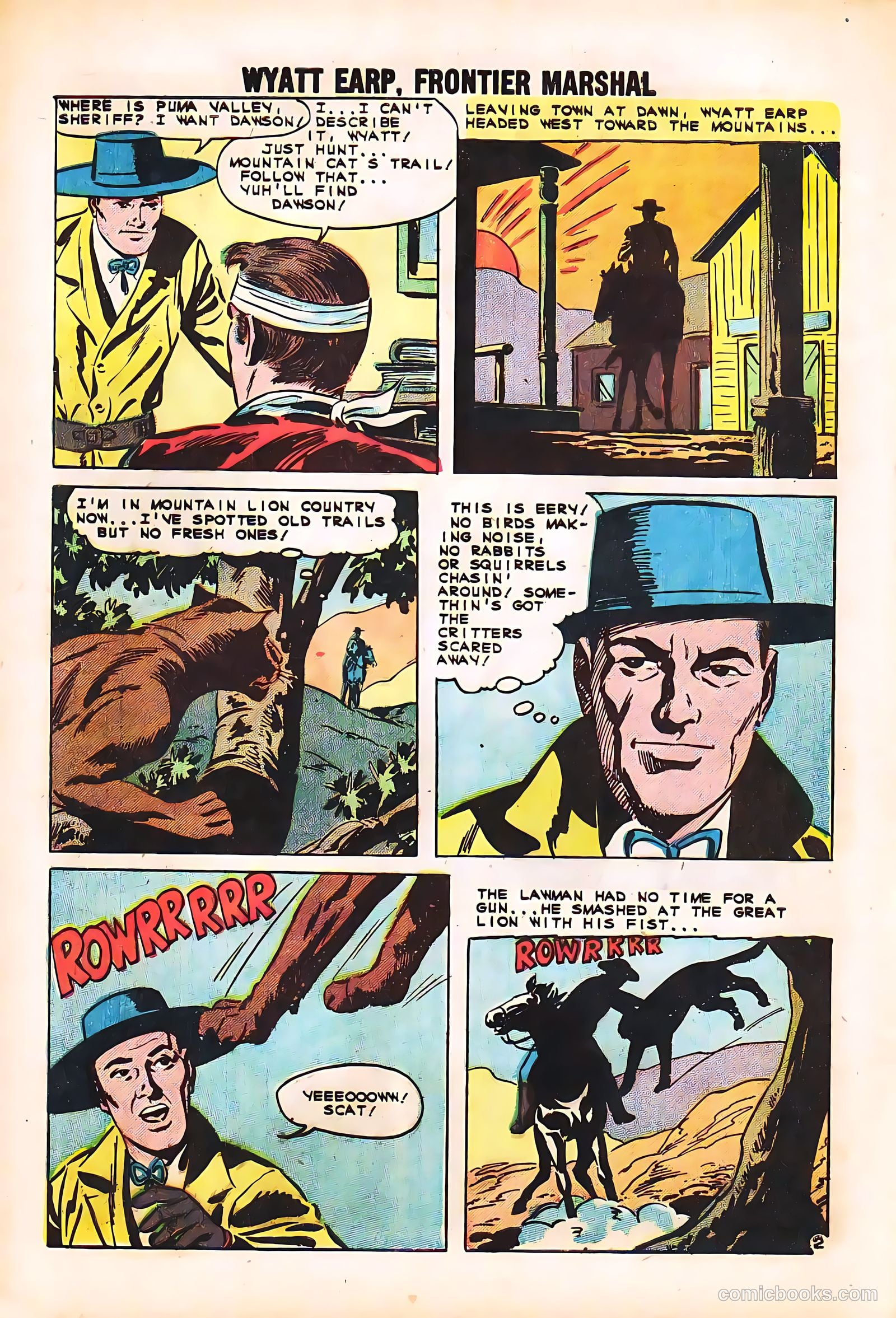 Wyatt Earp, Frontier Marshal #35 (1963) — page 4 of 36